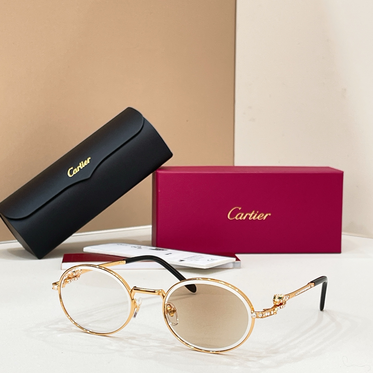 Cartier Cartie* MODEL：CT0729S SIZE:143 太阳镜，变色片