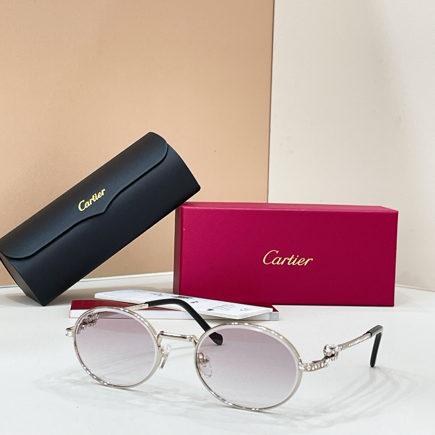 Cartier Cartie* MODEL：CT0729S SIZE:143 太阳镜，变色片