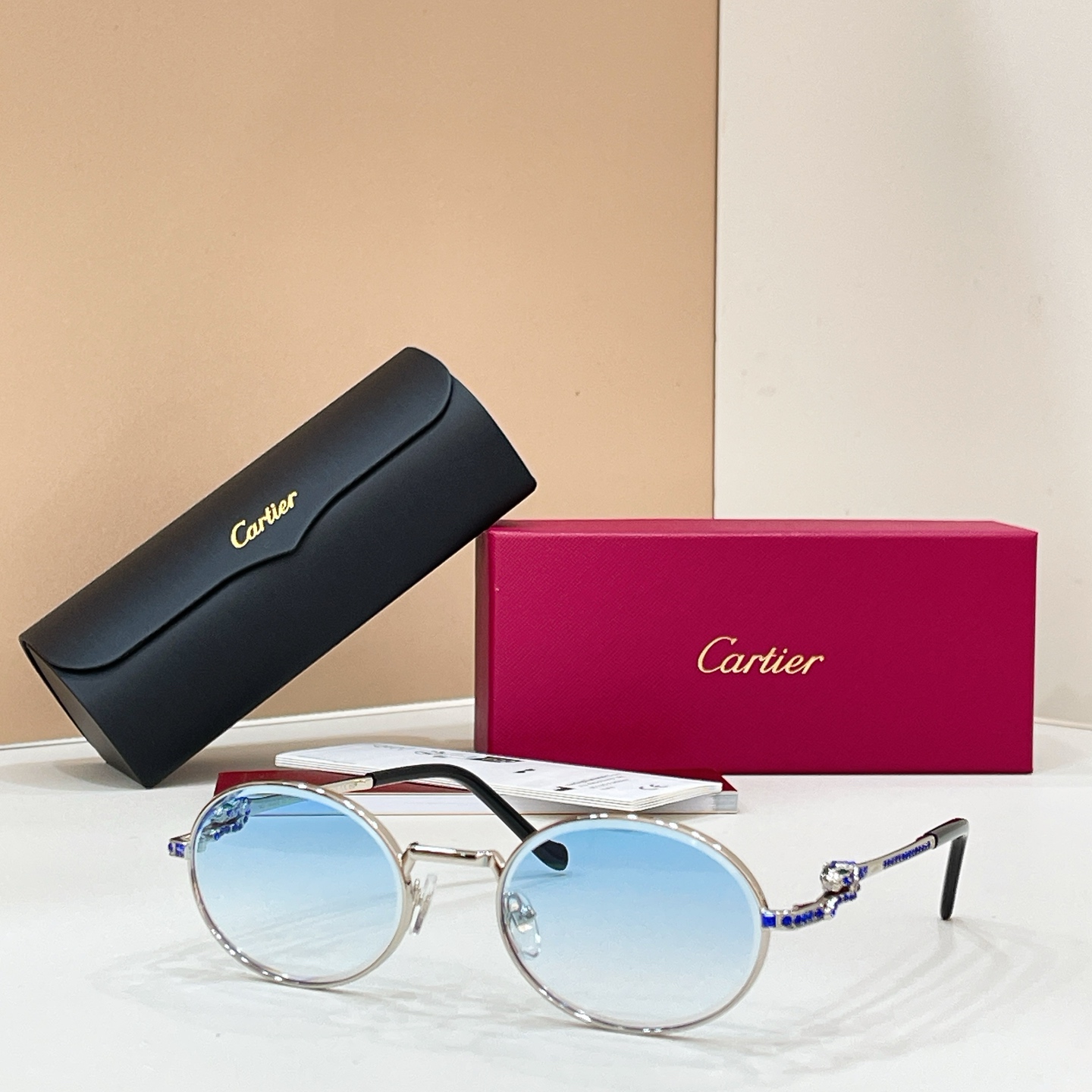 Cartier Cartie* MODEL：CT0729S SIZE:143 太阳镜，变色片