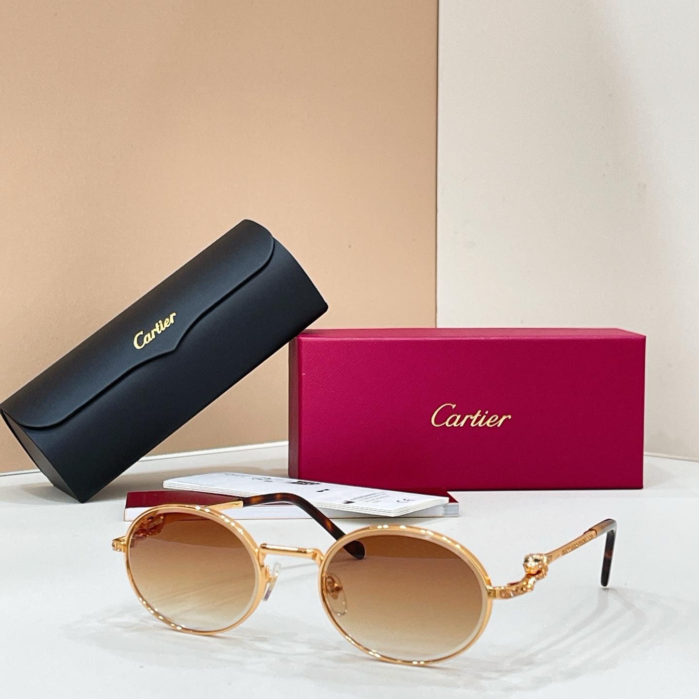 Cartier Cartie* MODEL：CT0729S SIZE:143 太阳镜，变色片