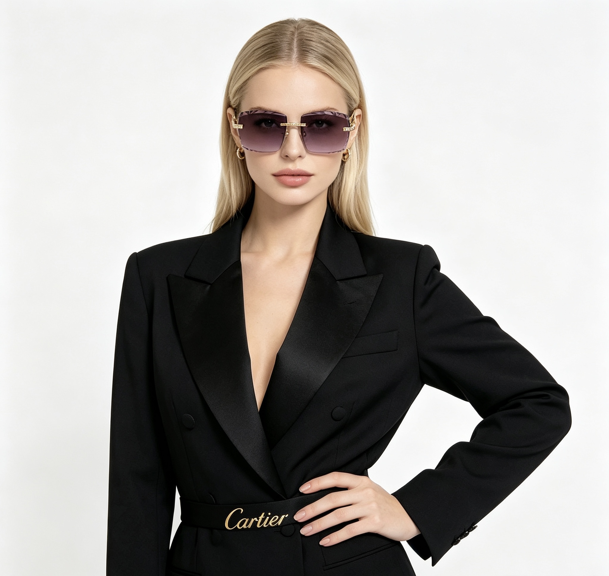 Cartier Cartie* MODEL：CT0724S SIZE:143