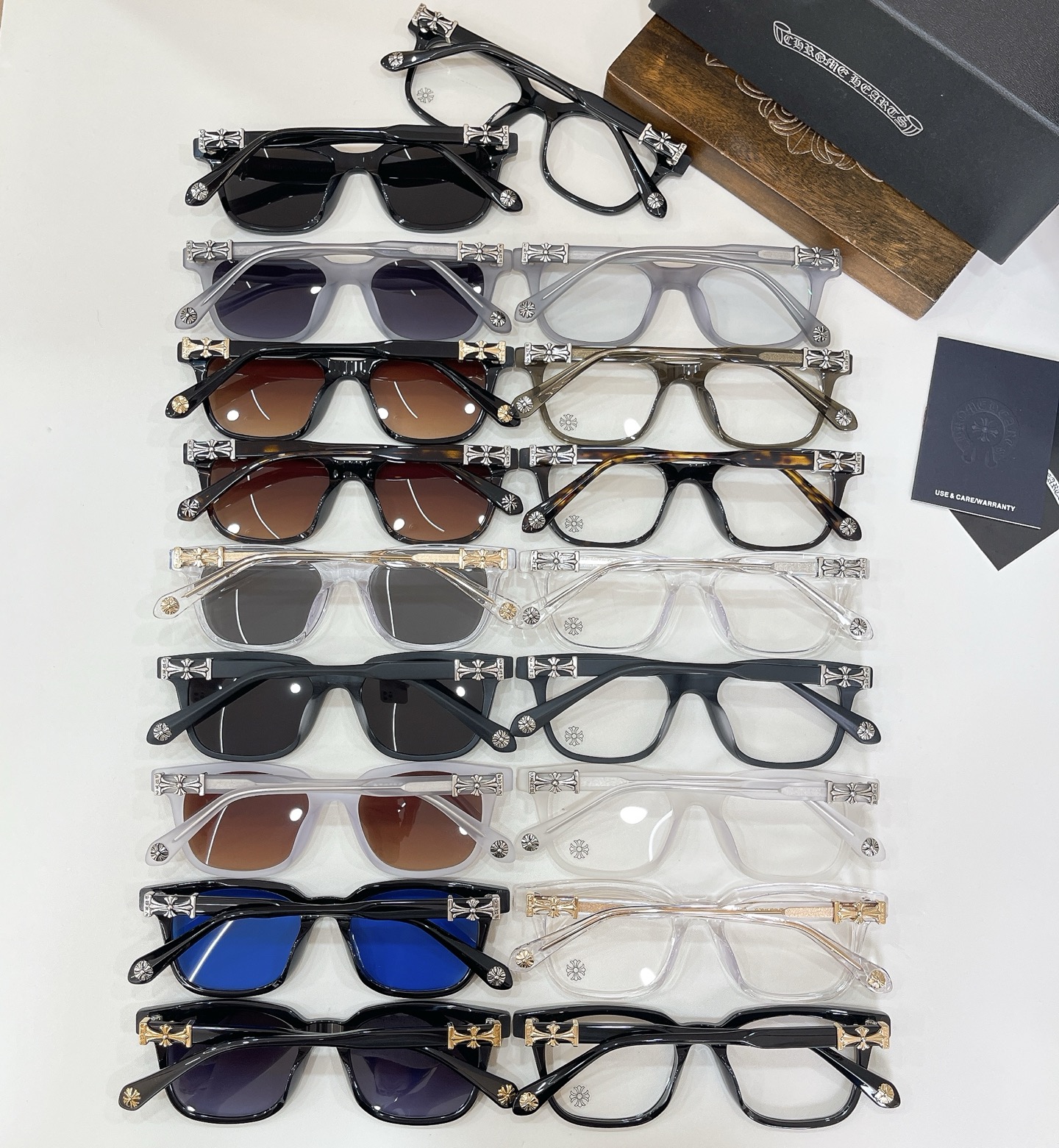 Chrome Hearts Chrome Hearts MODEL：COX UCKER SIZE：52口19-153 光学镜13015076