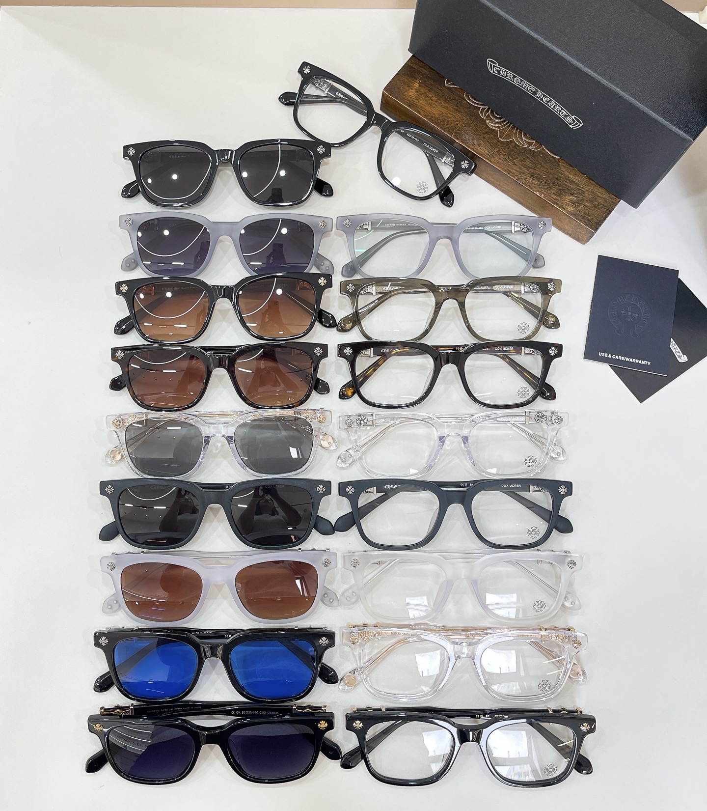 Chrome Hearts Chrome Hearts MODEL：COX UCKER SIZE：52口19-153 光学镜13015076