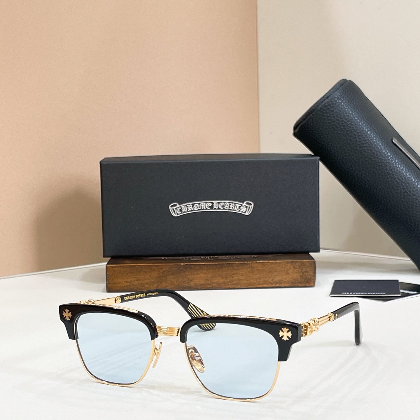 Chrome Hearts 19021043CHROME HEART* MODEL：BONENNOISSEUR SIZE：53口19-150