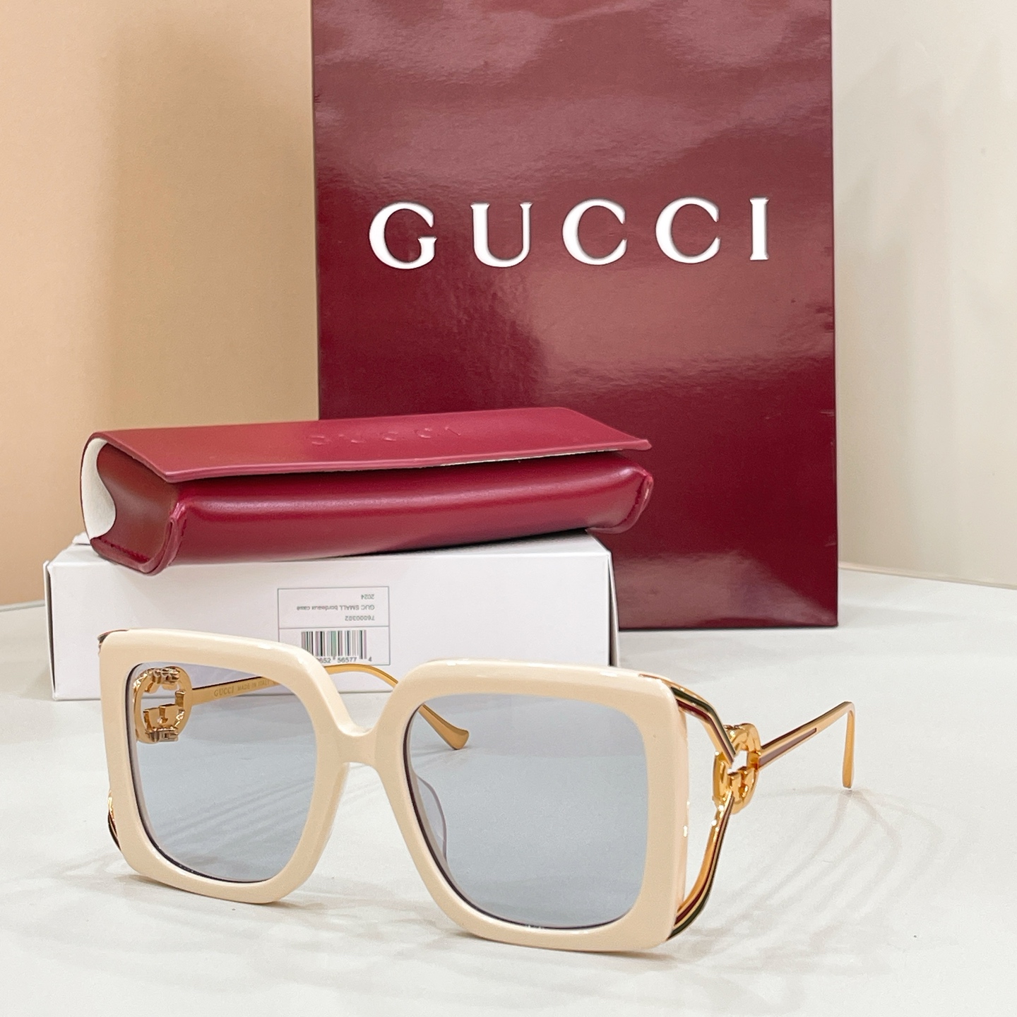 Gucci 13015043Gucci MODEL：GG1324S SIZE：53口19-132