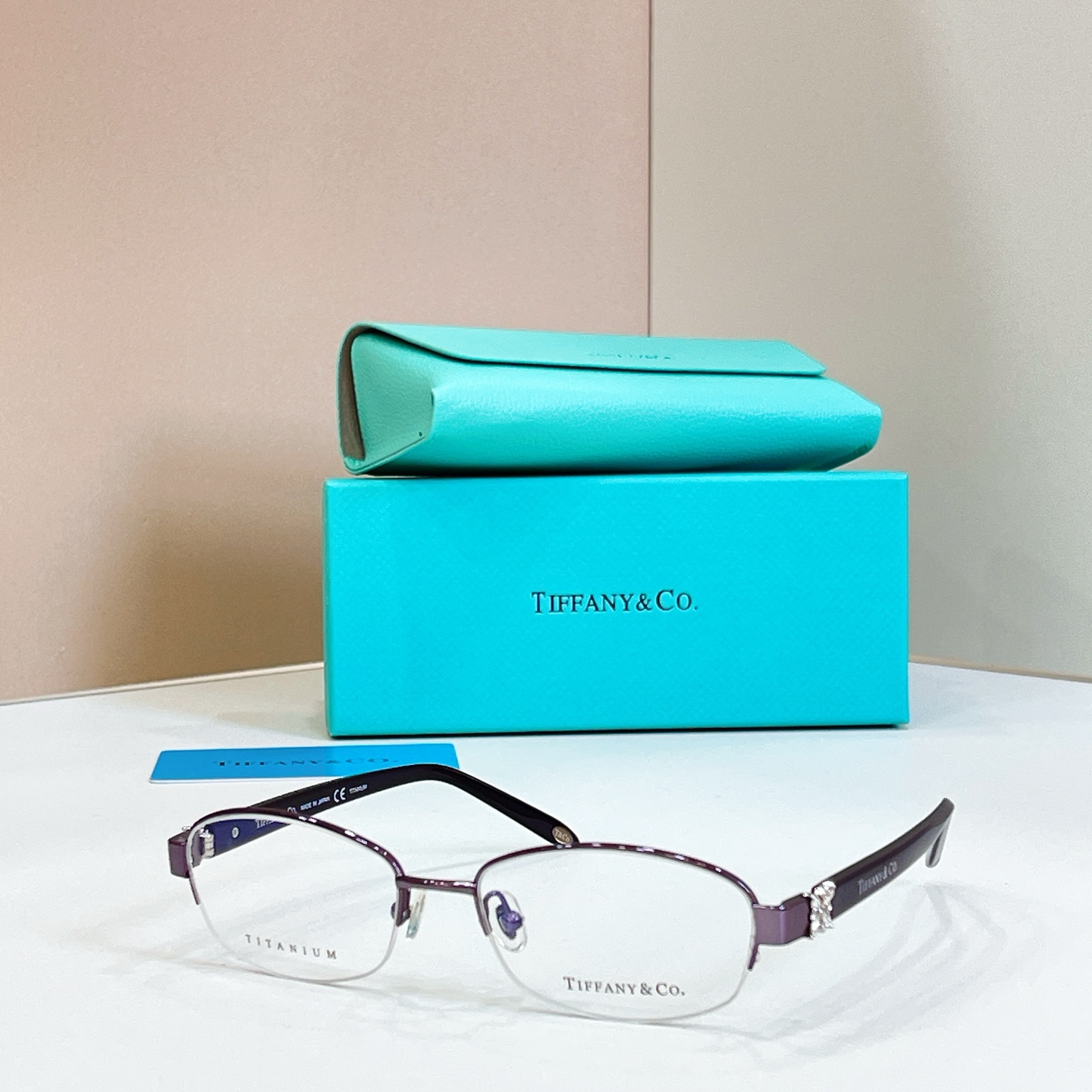 Tiffany & Co. TIFFANY&Co. MODEL：TF 1104TD SIZE：53口17-135 钛～～
