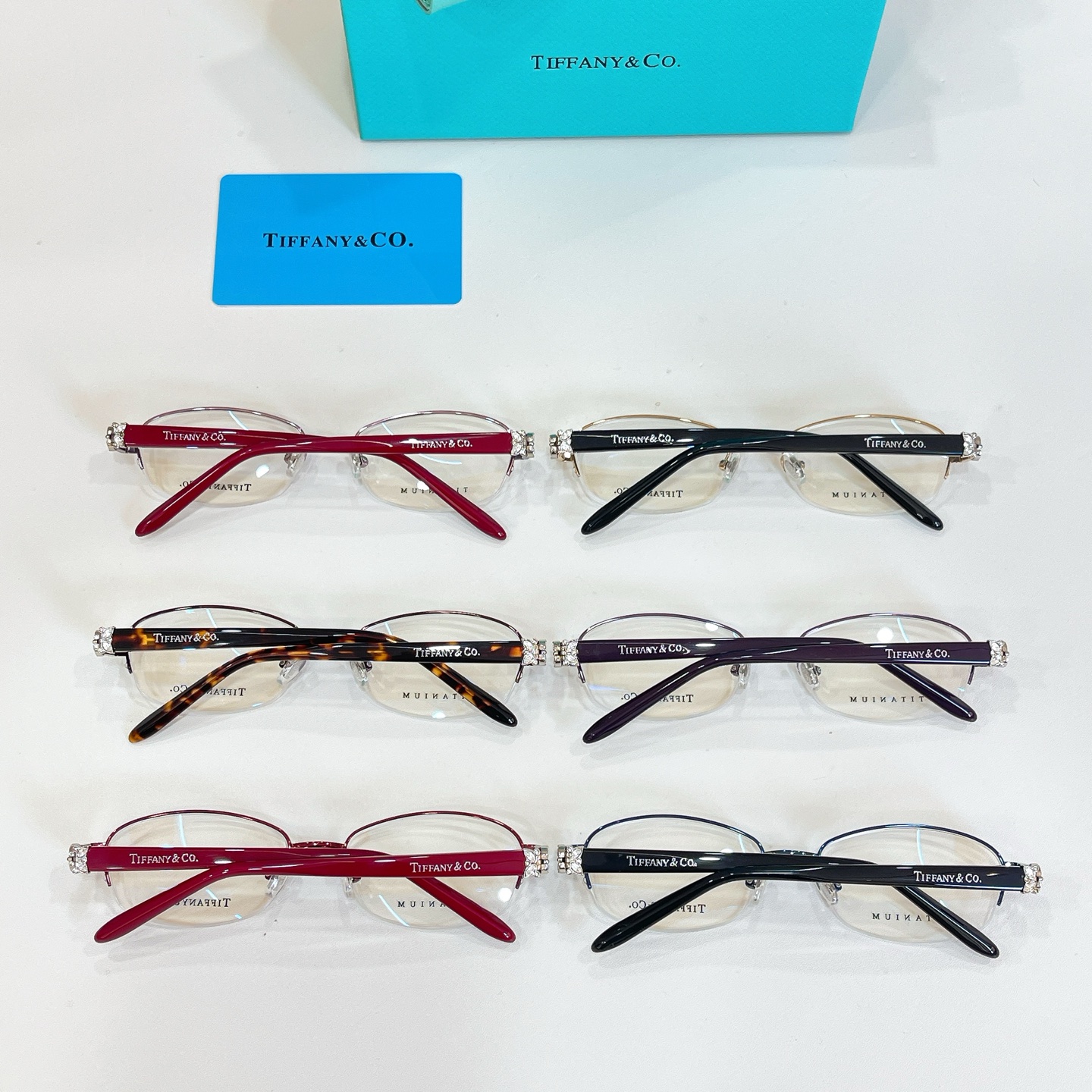 TIFFANY&Co.✨✨✨MODEL：TF 1104TD ✨✨✨ SIZE：53口17-135✨✨✨钛