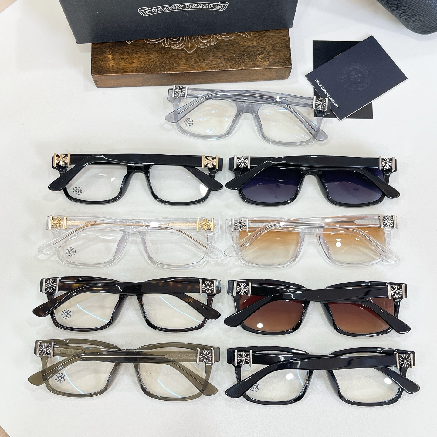 Chrome Hearts Chrome Hearts MODEL：VAGILANTE SIZE：55口20-150 光学镜13015046