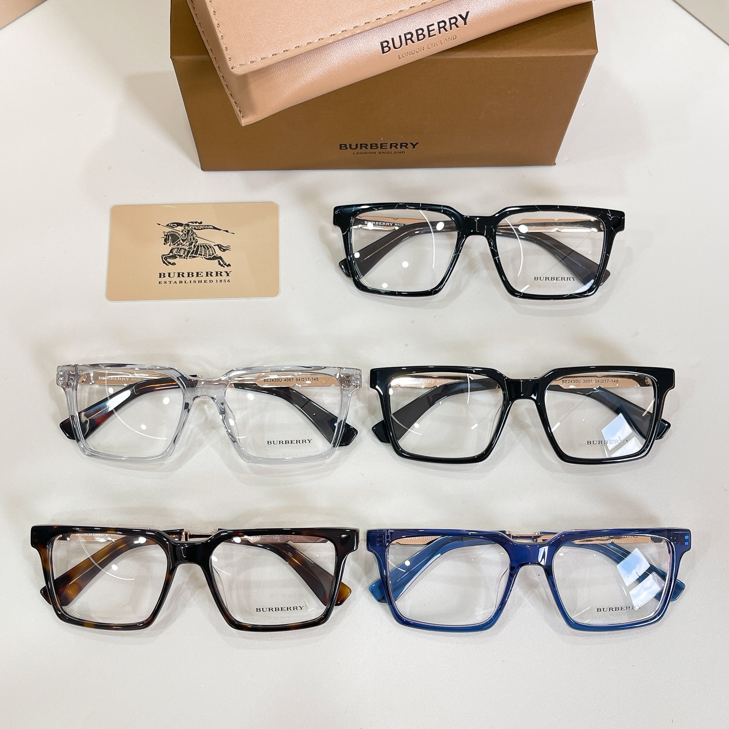 Burberry BURBERR* MODEL：BE2430U SIZE：54口17-145