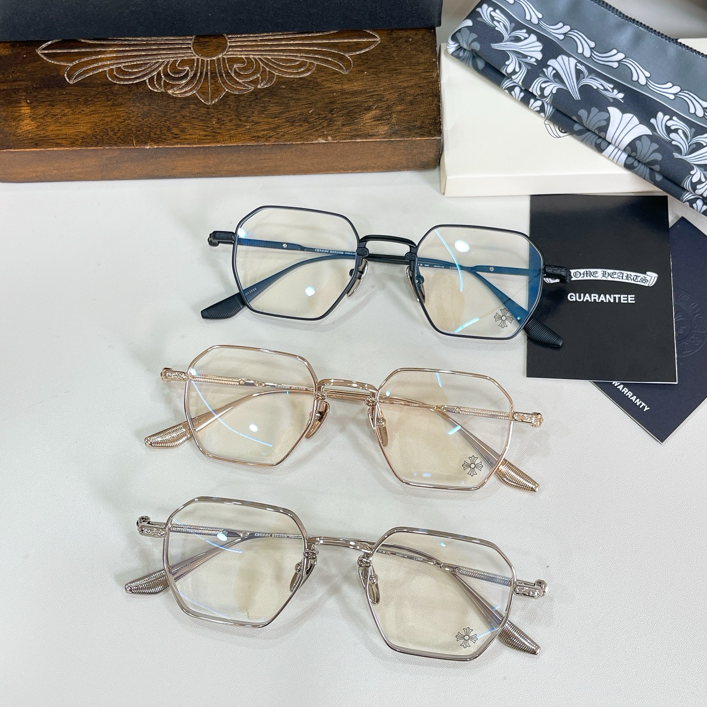Chrome Hearts CHROME HEART* MODEL：LUM SIZE：48口22-148 高版本～～925银～～