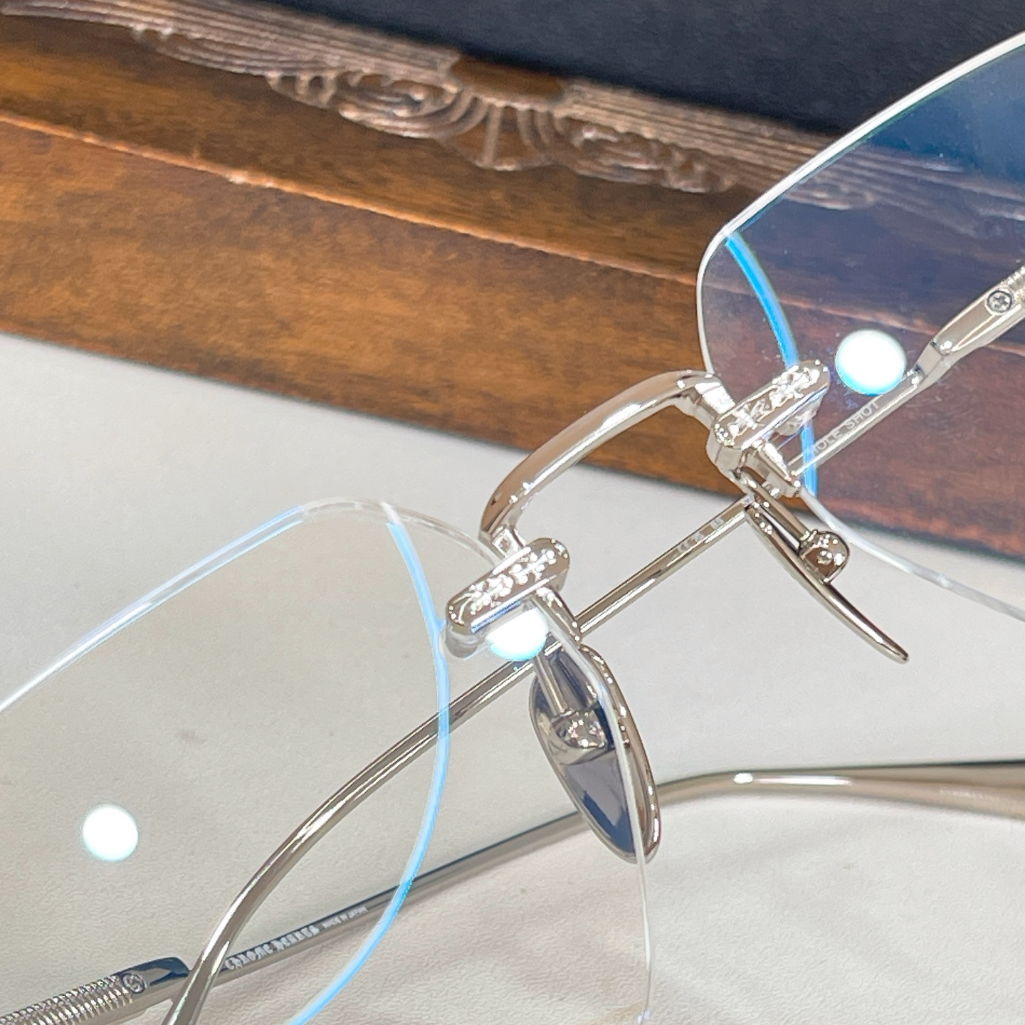 Chrome Hearts CHROME HEART* MODEL：HOLE SHOT SIZE：52口21-148 高版本～～925银～～