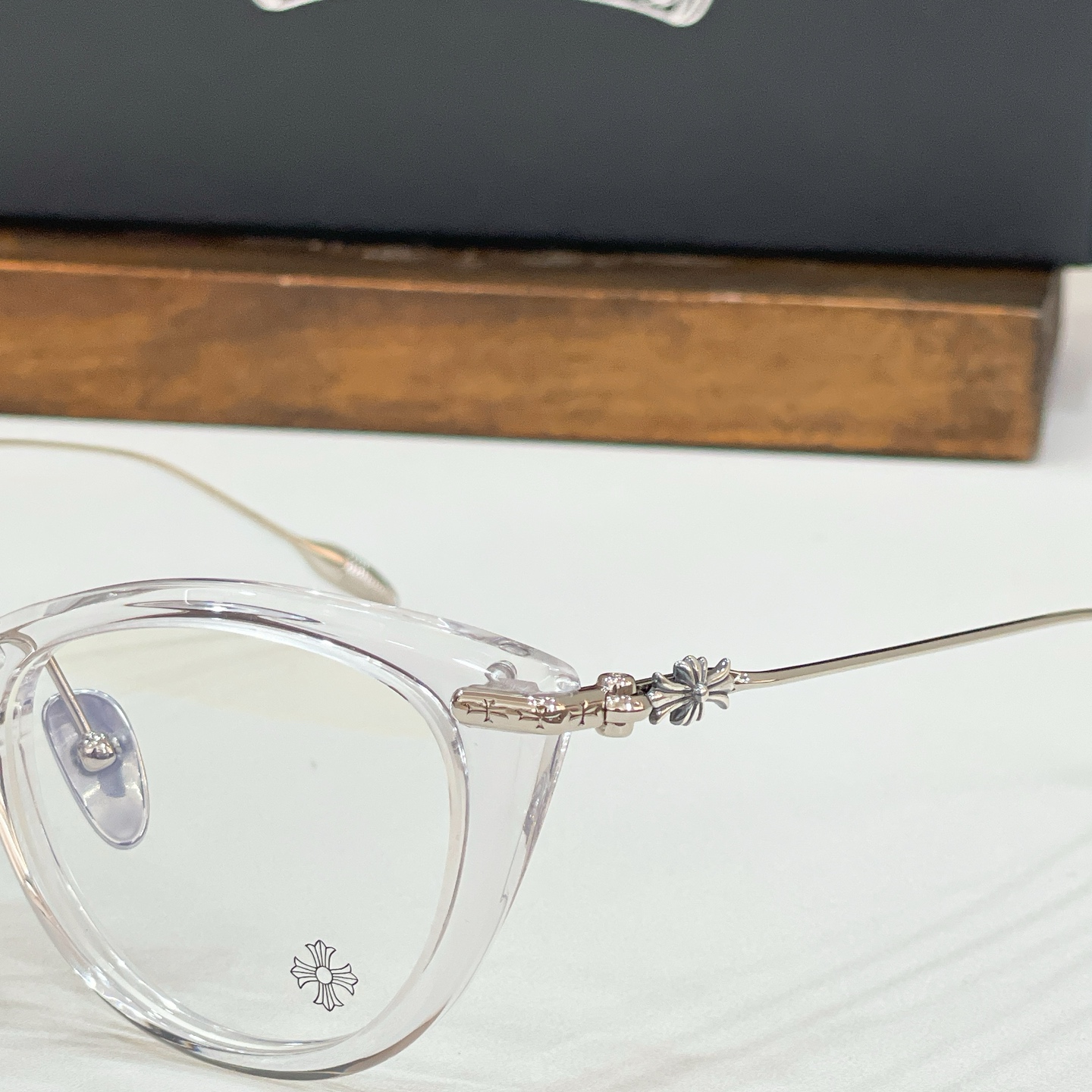 Chrome Hearts CHROME HEART* MODEL：NEW LOVER SIZE：52口19-145 高版本～～925银～～