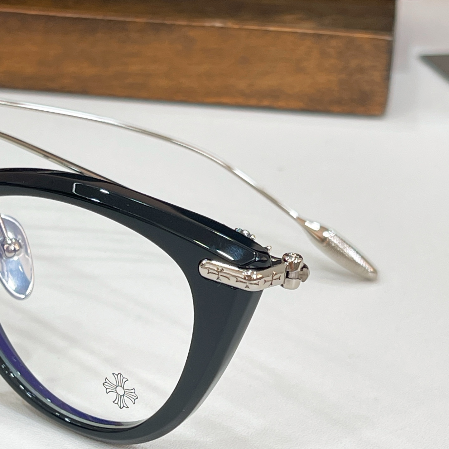 Chrome Hearts CHROME HEART* MODEL：NEW LOVER SIZE：52口19-145 高版本～～925银～～