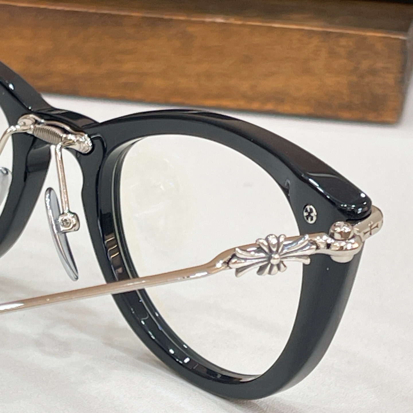 Chrome Hearts CHROME HEART* MODEL：NEW LOVER SIZE：52口19-145 高版本～～925银～～