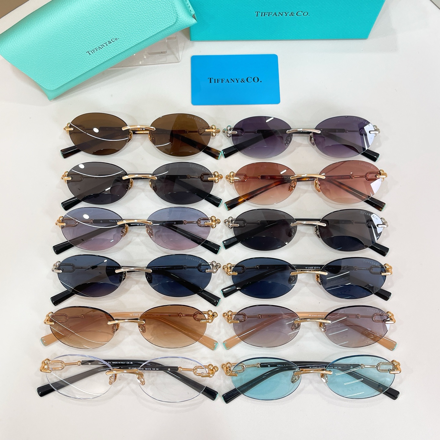 Tiffany & Co. TIFFANY&Co. MODEL：TF3104D SIZE：58口18-140
