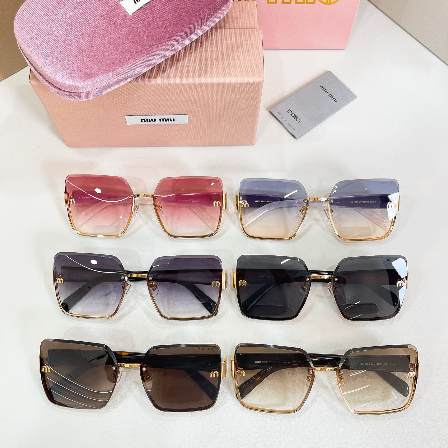 MIU MI*🎀🎀🎀MODEL：MU63ZS 🎀🎀🎀SIZE：62口16-145🎀🎀🎀～～