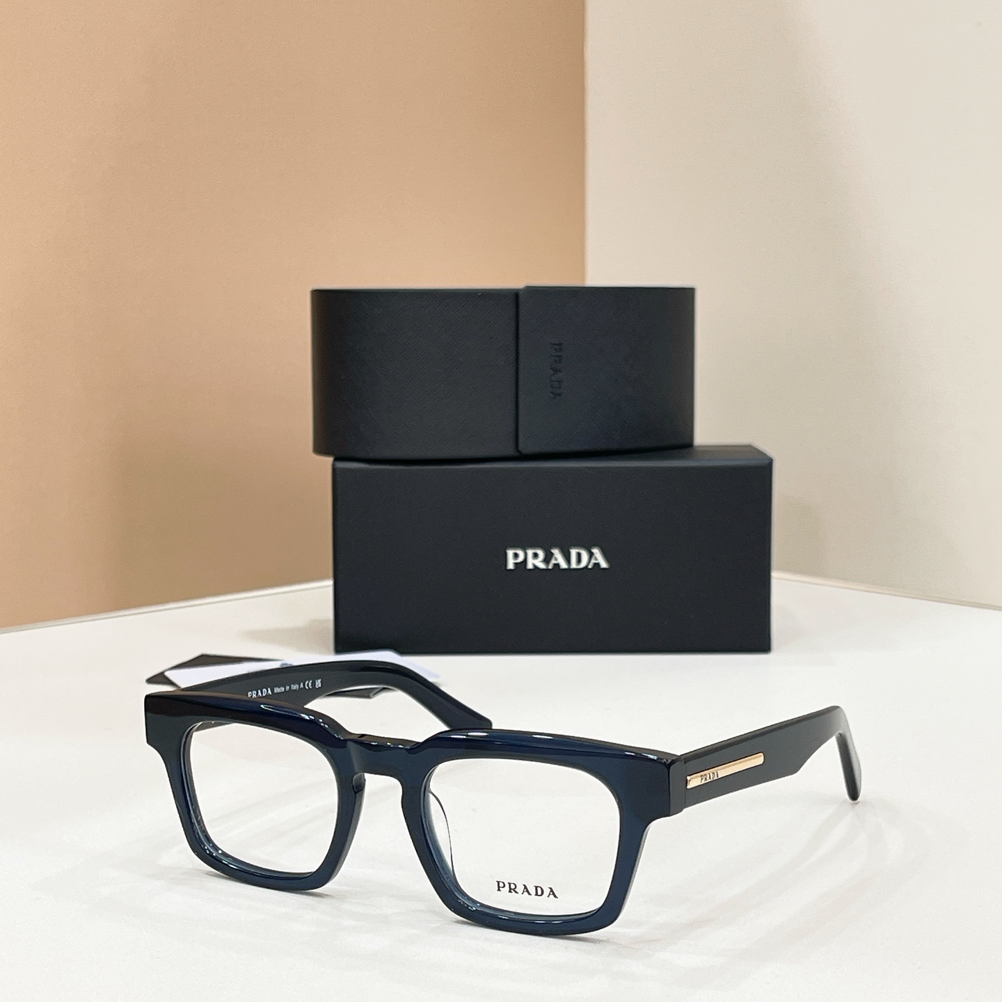 PRADA Optical Glasses Acetate Square Full Rim
