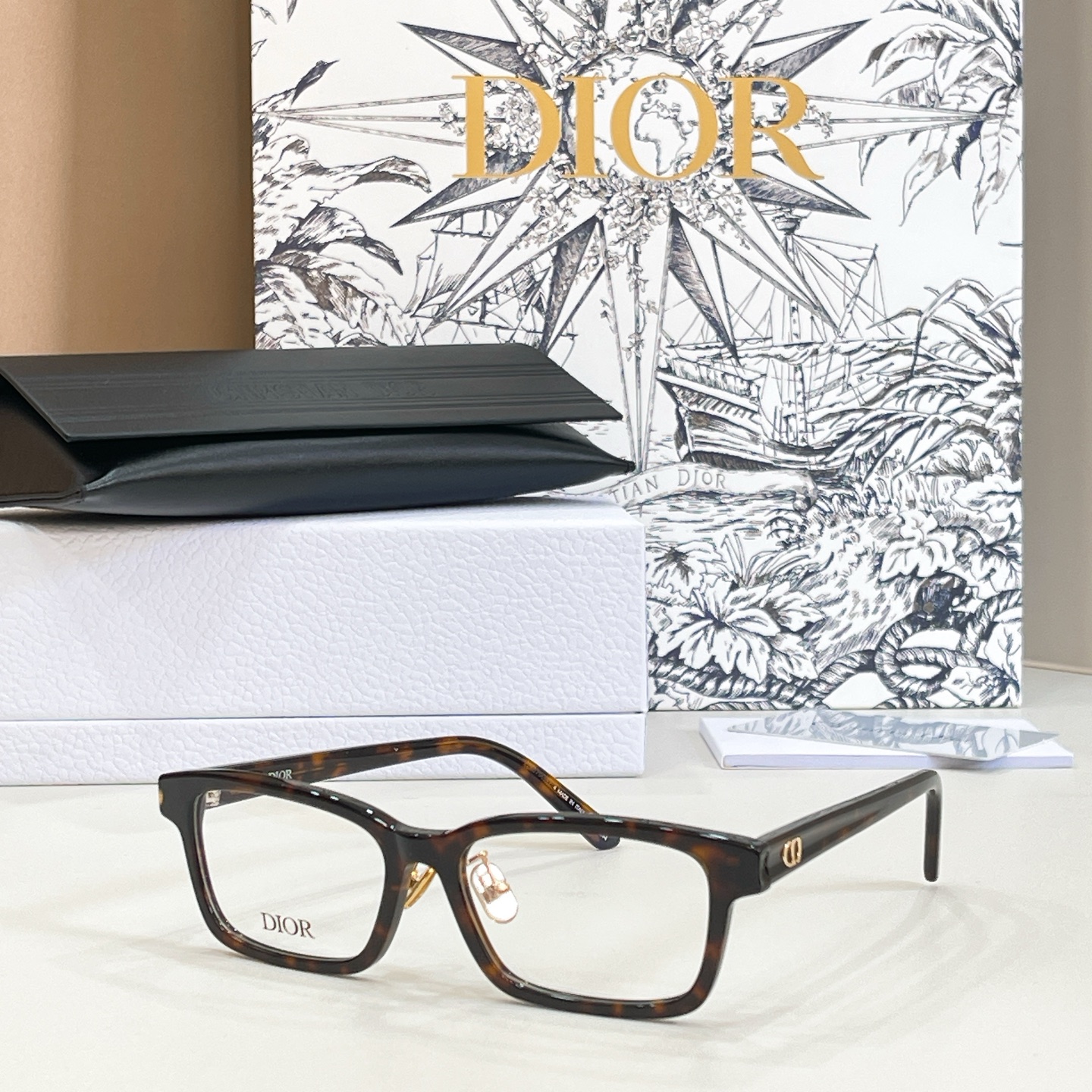 DIOR Eyewear Acetate Square Frame