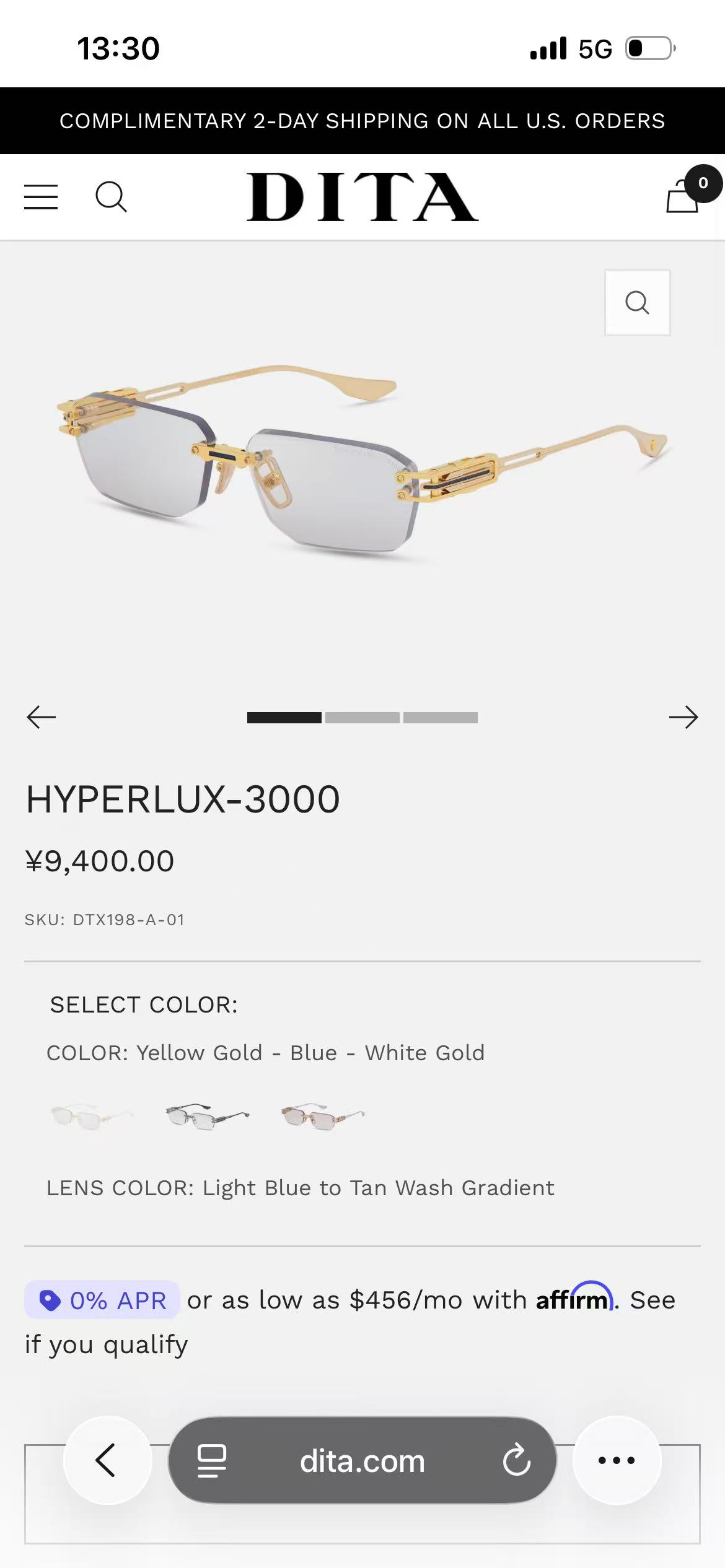 DITA⚜️⚜️⚜️MODEL：DTX198⚜️⚜️⚜️SIZE：59口13-142⚜️⚜️⚜️