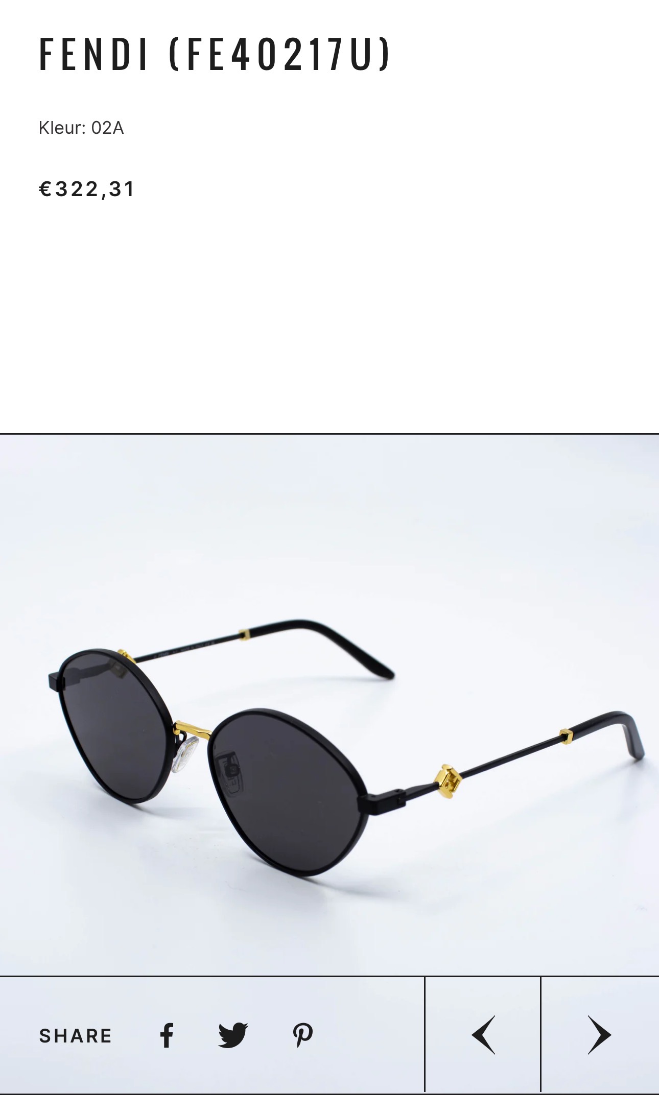 FENDI✨✨✨MODEL：FE40217U✨✨ SIZE：55口17-145✨✨✨
