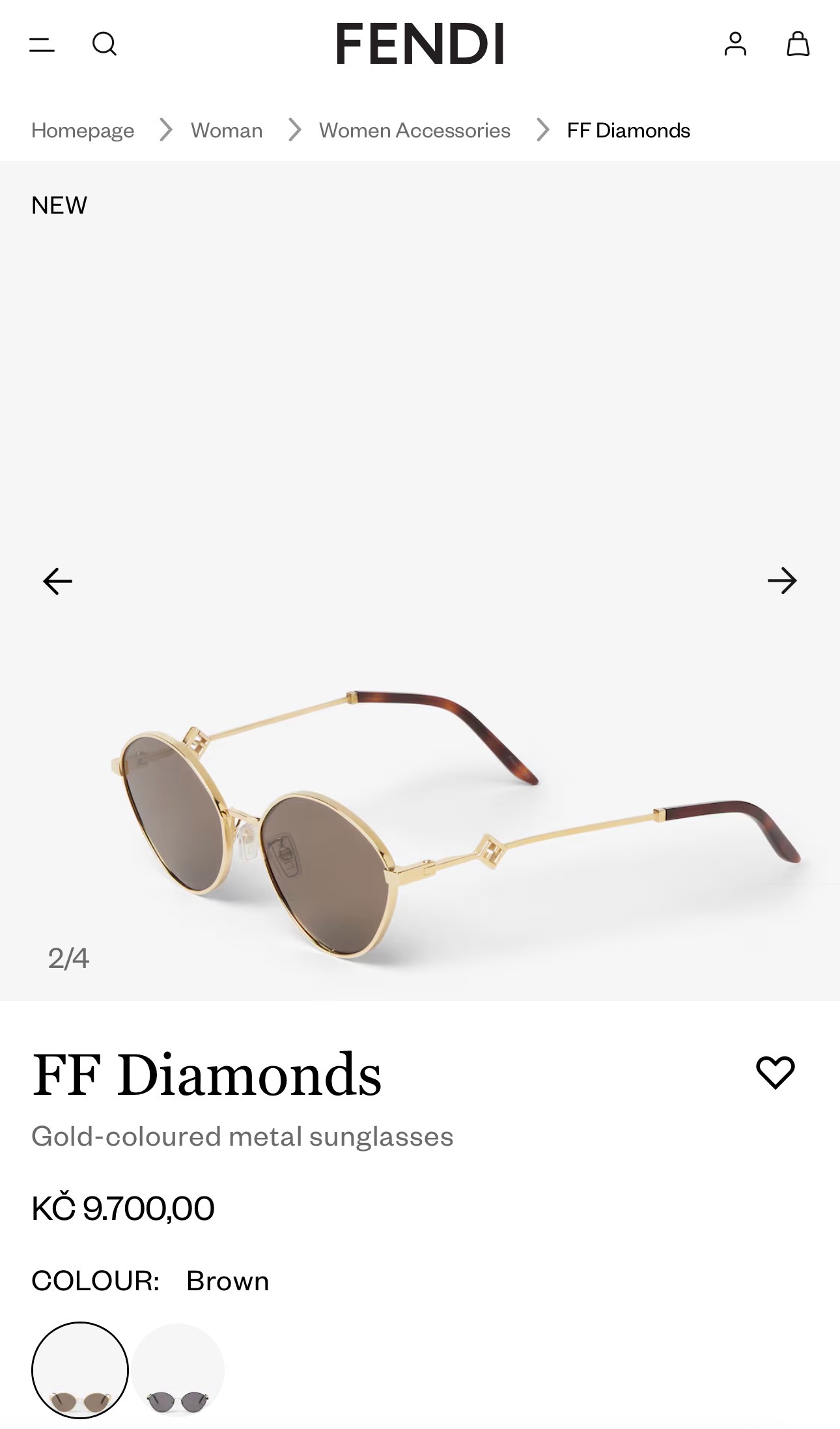FENDI✨✨✨MODEL：FE40217U✨✨ SIZE：55口17-145✨✨✨