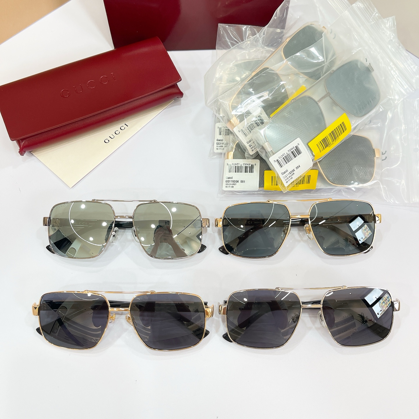 GUCC*🐝🐝🐝MODEL:GG1193SK🐝🐝🐝SIZE:60口17-145🐝🐝🐝高版本~~