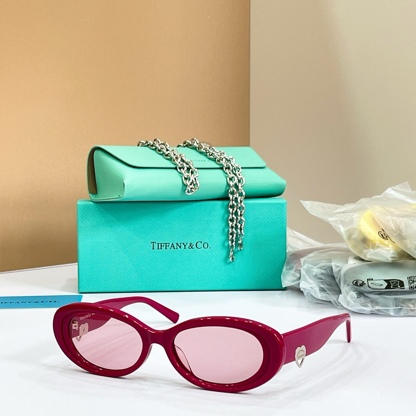 TIFFANY&Co.✨✨✨MODEL：TF4221 ✨✨✨ SIZE：54口17-145✨✨✨配送链子