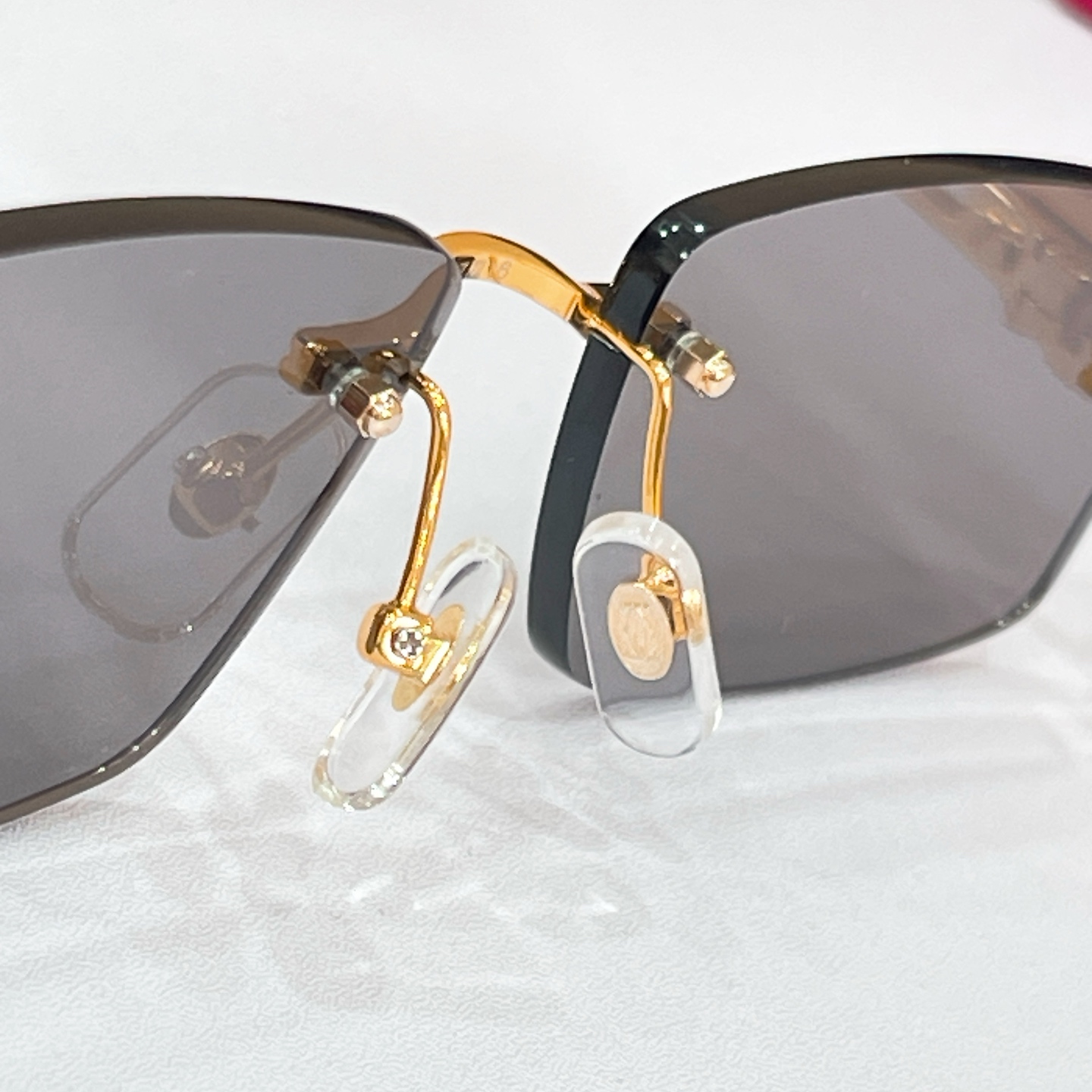 Cartier Rimless Rectangle Sunglasses