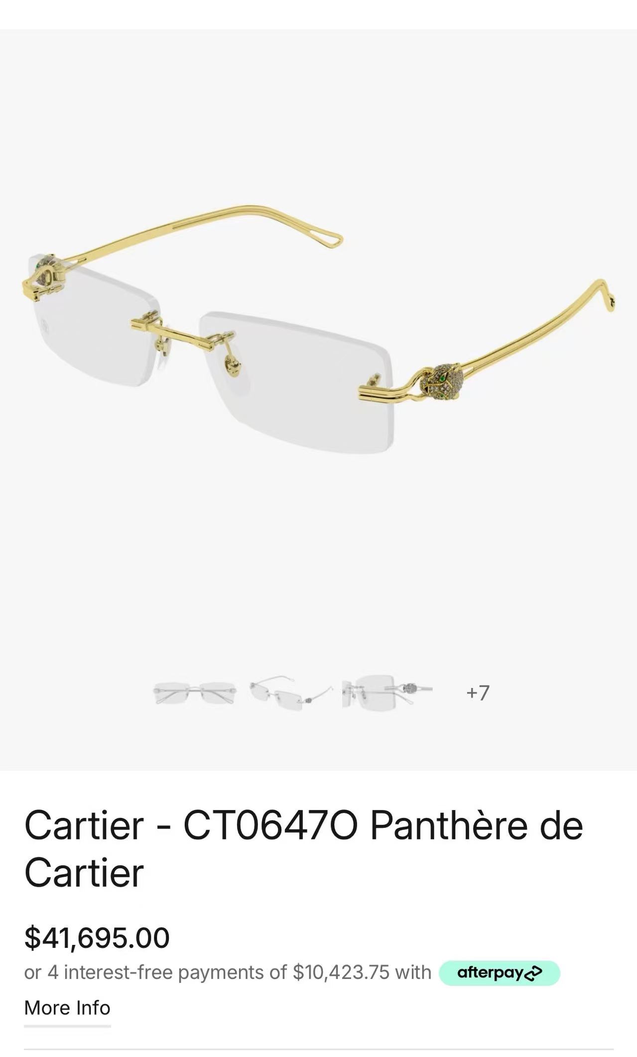 Cartie*✨✨✨MODEL：CT0647S ✨✨✨SIZE：57口16-140✨✨✨