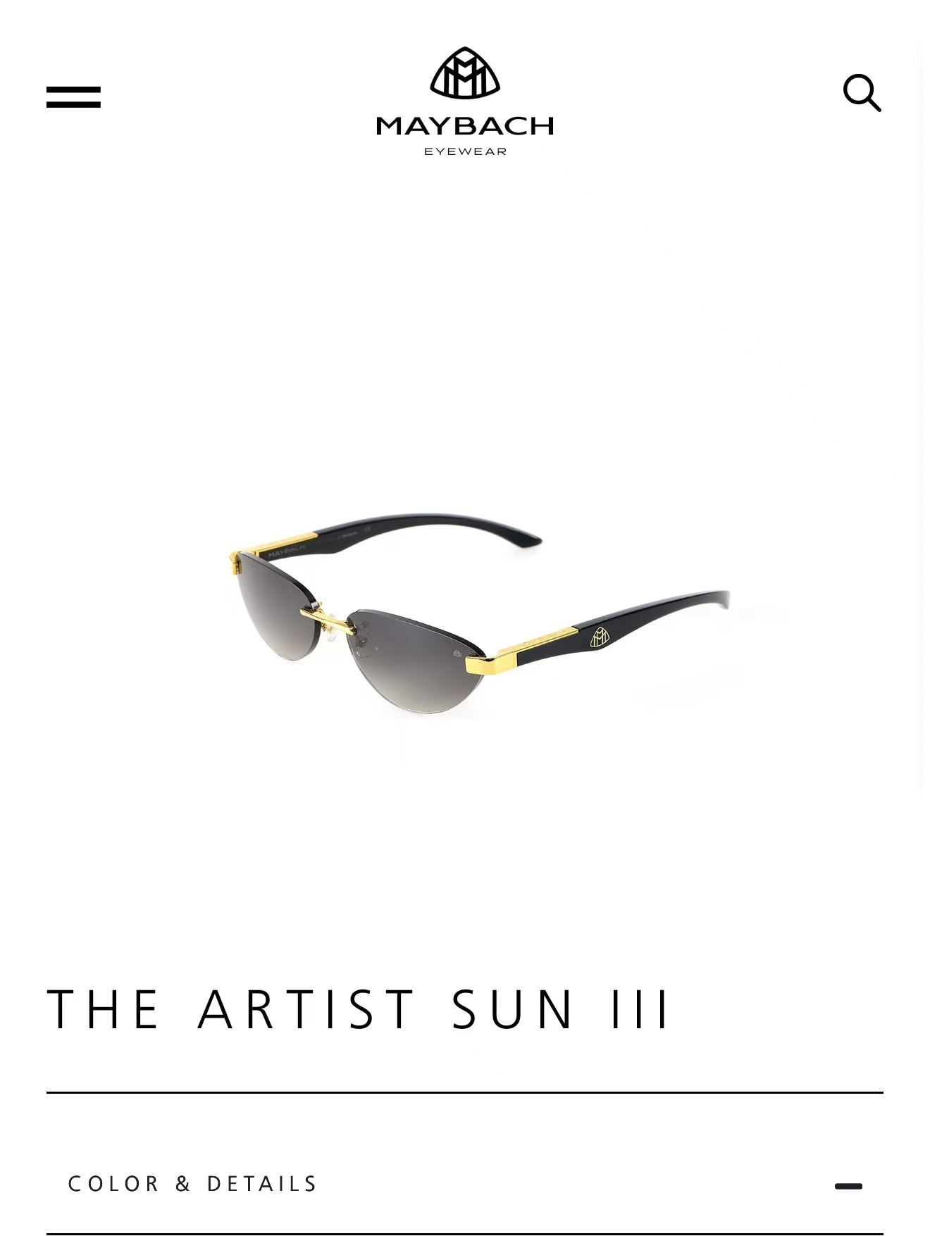 MAYBACH迈巴赫⚜️⚜️⚜️MODEL：THE ARTIST SUN III⚜️⚜️⚜️SIZE：5