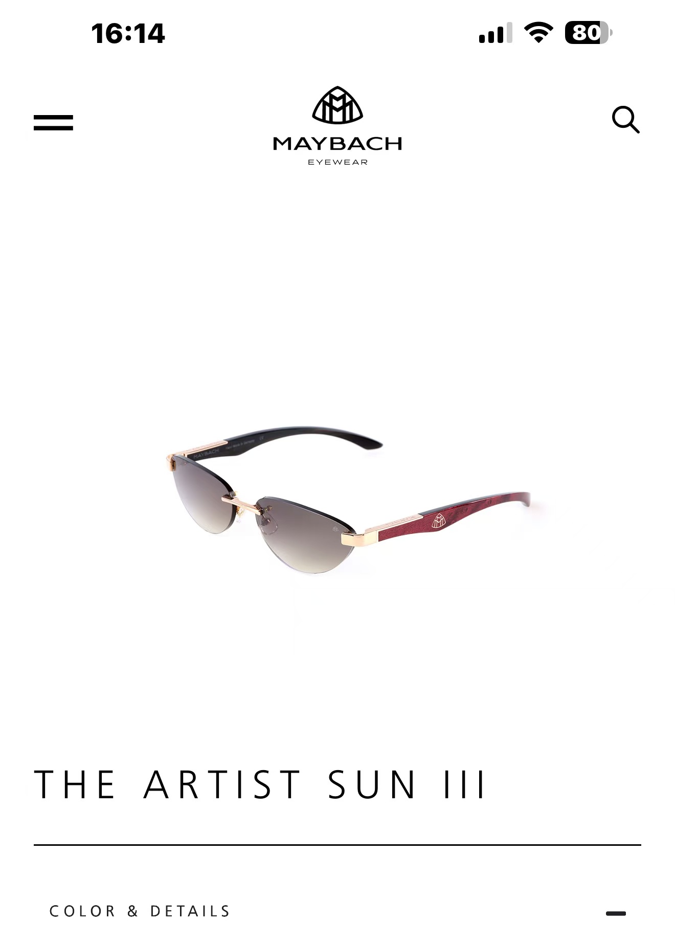 MAYBACH迈巴赫⚜️⚜️⚜️MODEL：THE ARTIST SUN III⚜️⚜️⚜️SIZE：5