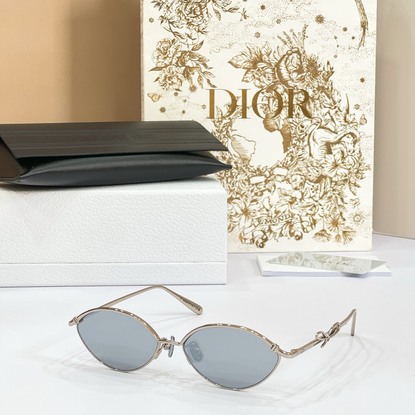 DIOR Sunglasses Metal Oval Frame
