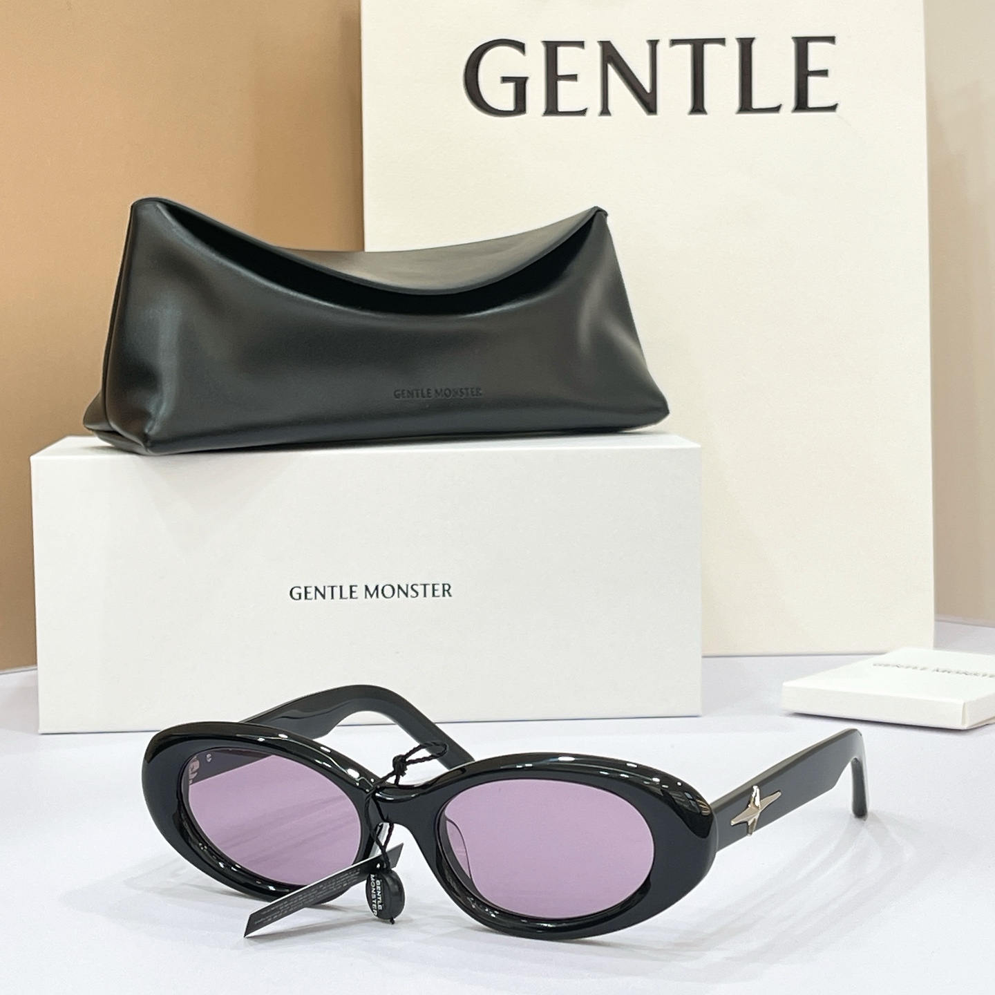 GENTLE MONSTER loco Acetate Oval Sunglasses