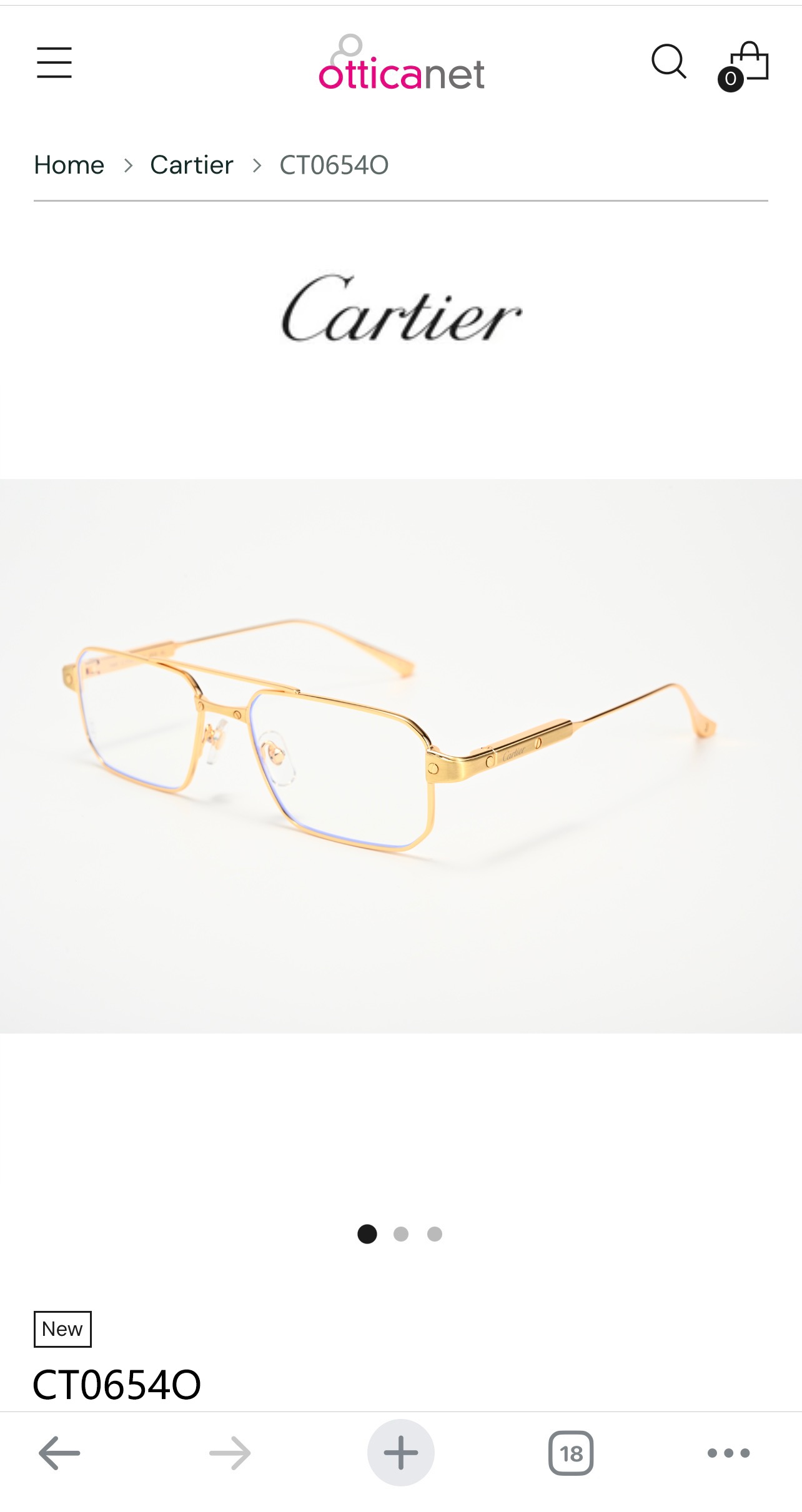 Cartie*✨✨✨MODEL：CT0654O✨✨✨SIZE：145✨✨✨