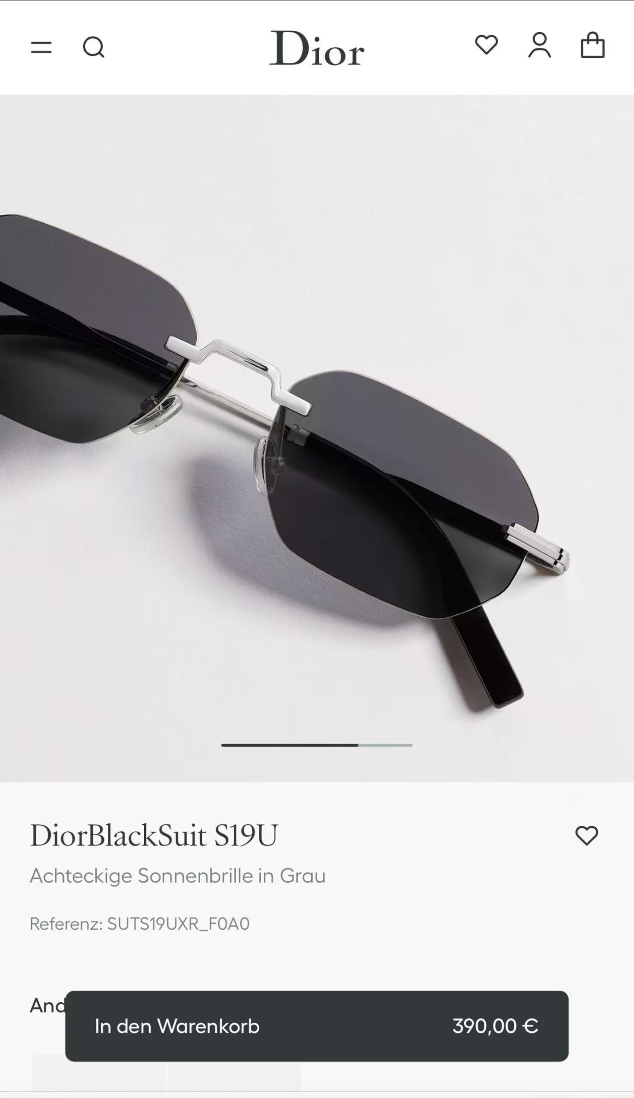 DIO*🌟🌟🌟MODEL：Dior BlackSuit S19U🌟🌟🌟SIZE：52口18-145🌟🌟
