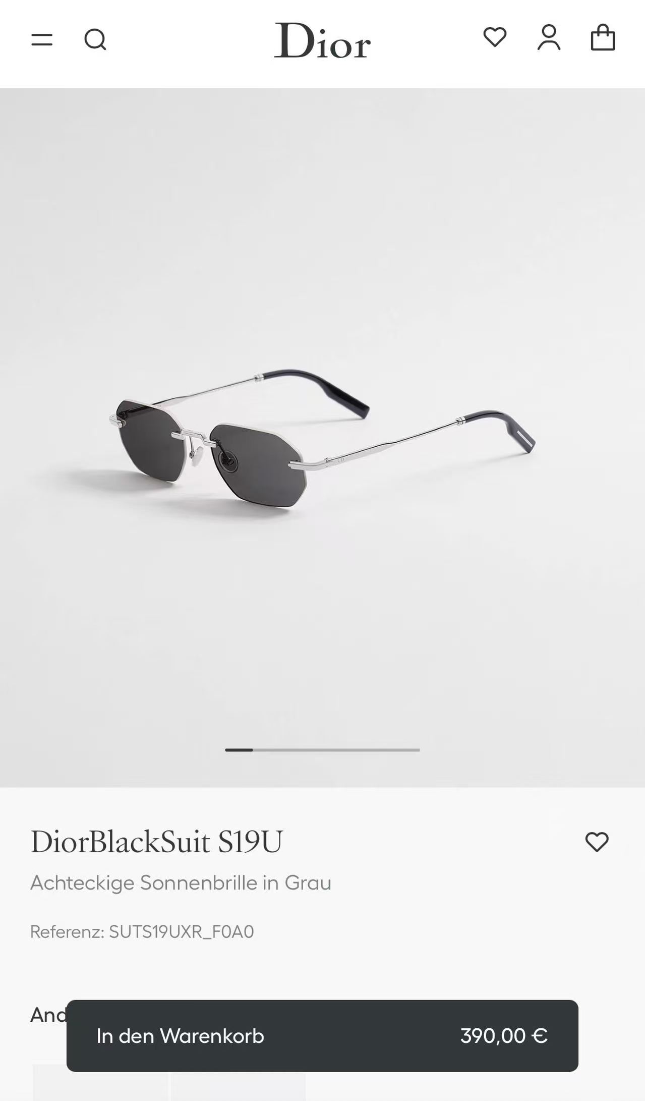 DIO*🌟🌟🌟MODEL：Dior BlackSuit S19U🌟🌟🌟SIZE：52口18-145🌟🌟