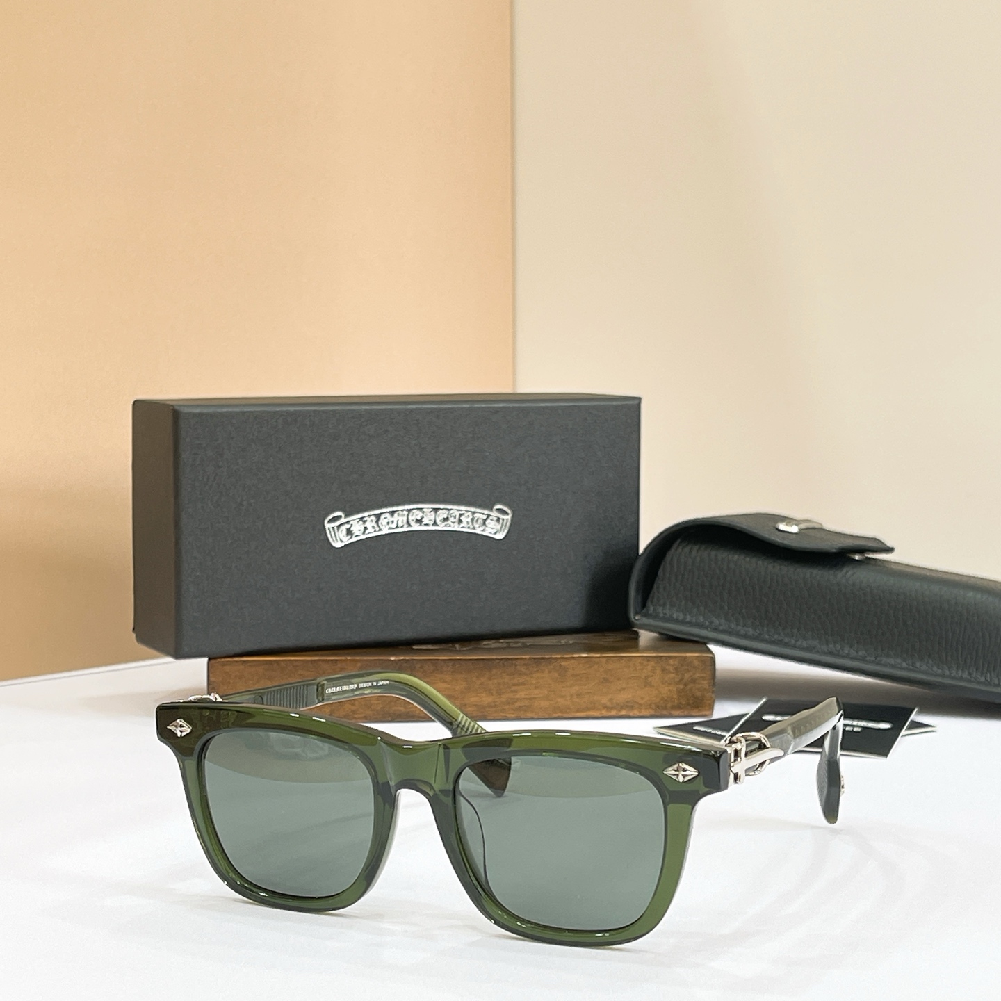 Chrome Hearts Sunglasses Acetate Square