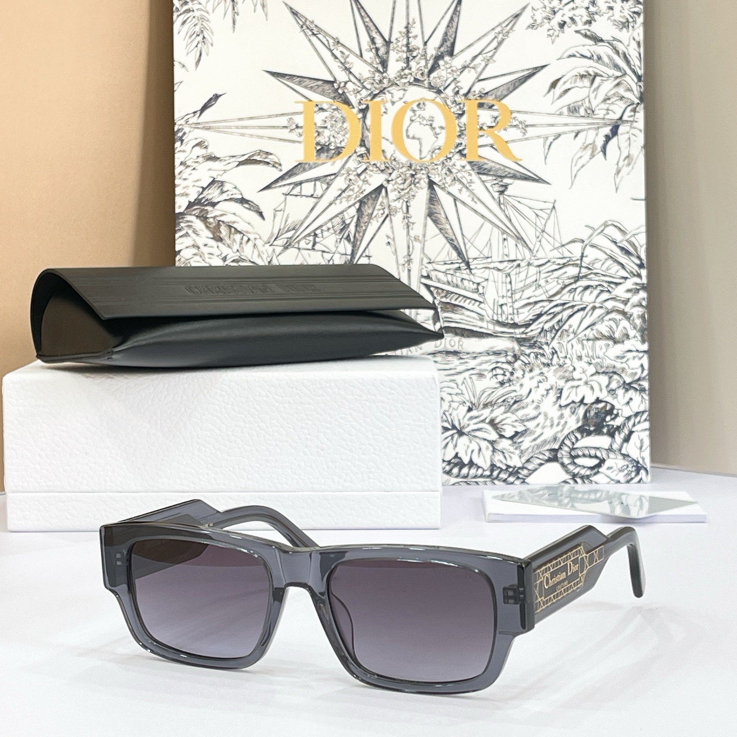 DIO*🌟🌟🌟christian Dior Label S1I🌟🌟🌟SIZE：55口19-145🌟🌟