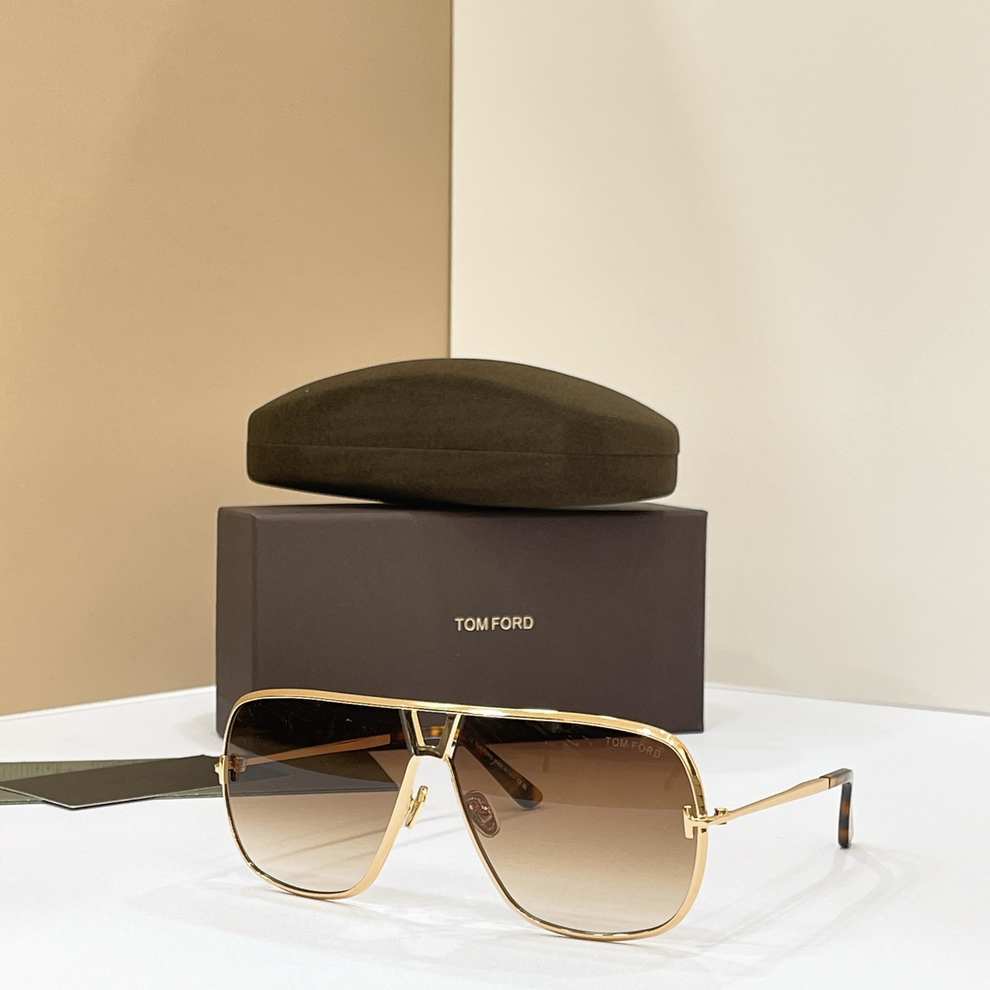 TOM FORD Sunglasses Metal Aviator