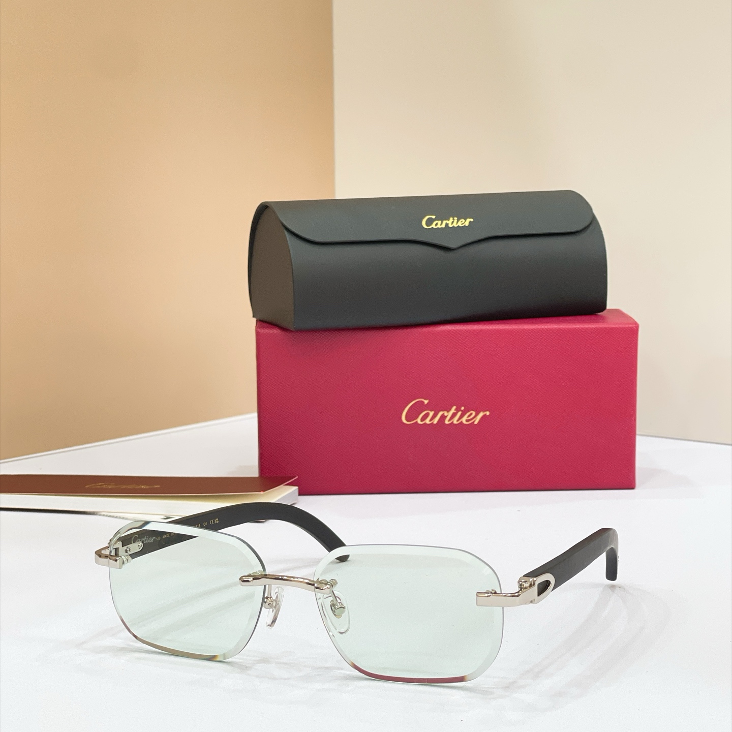 Cartier Rimless Gradient Sunglasses
