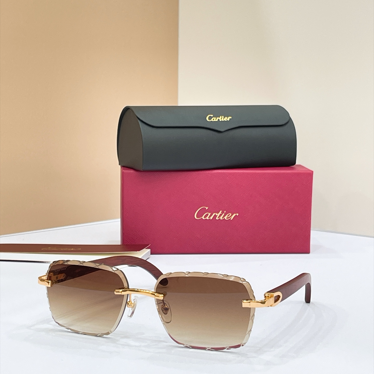 Cartier Rimless Optical Glasses