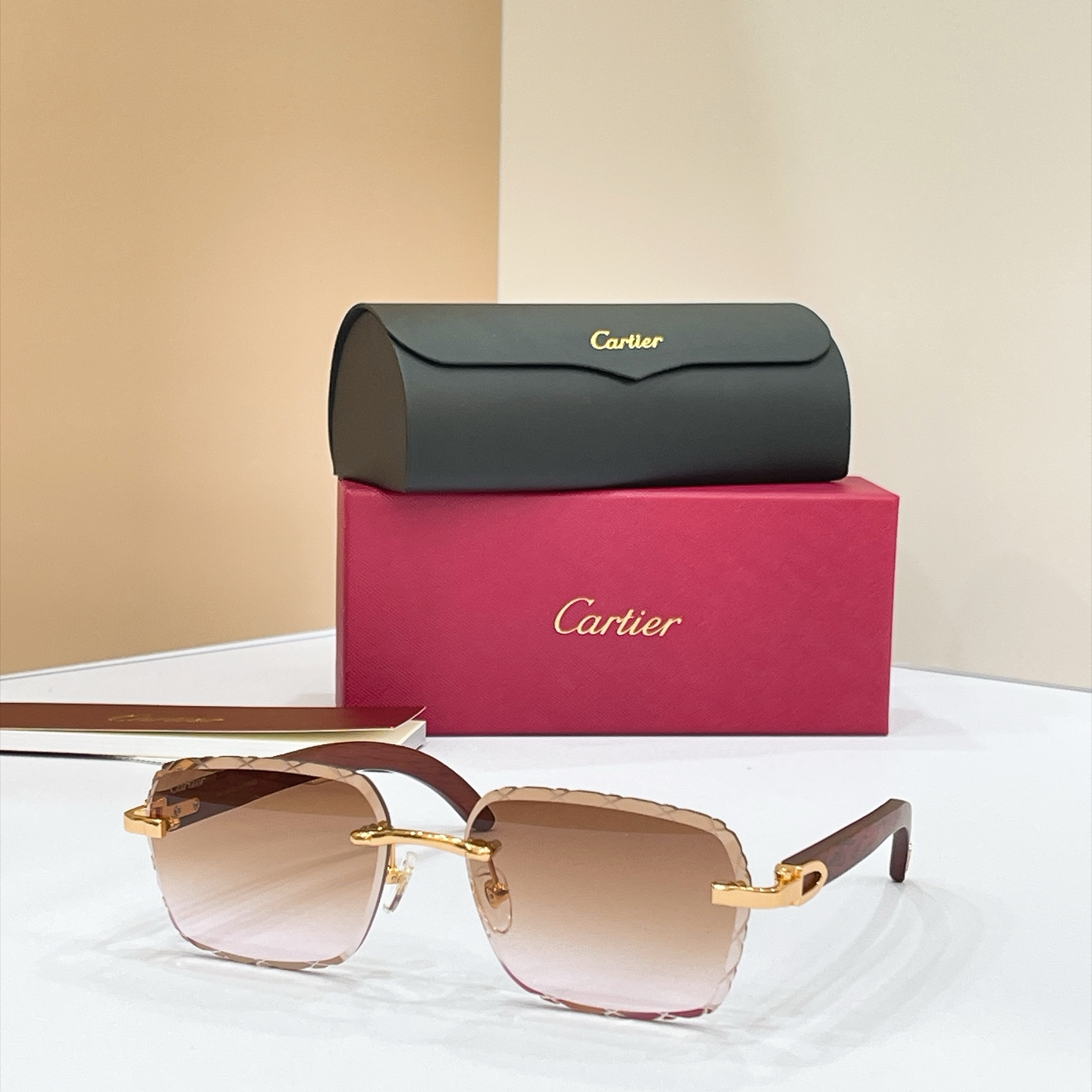 Cartier Rimless Optical Glasses