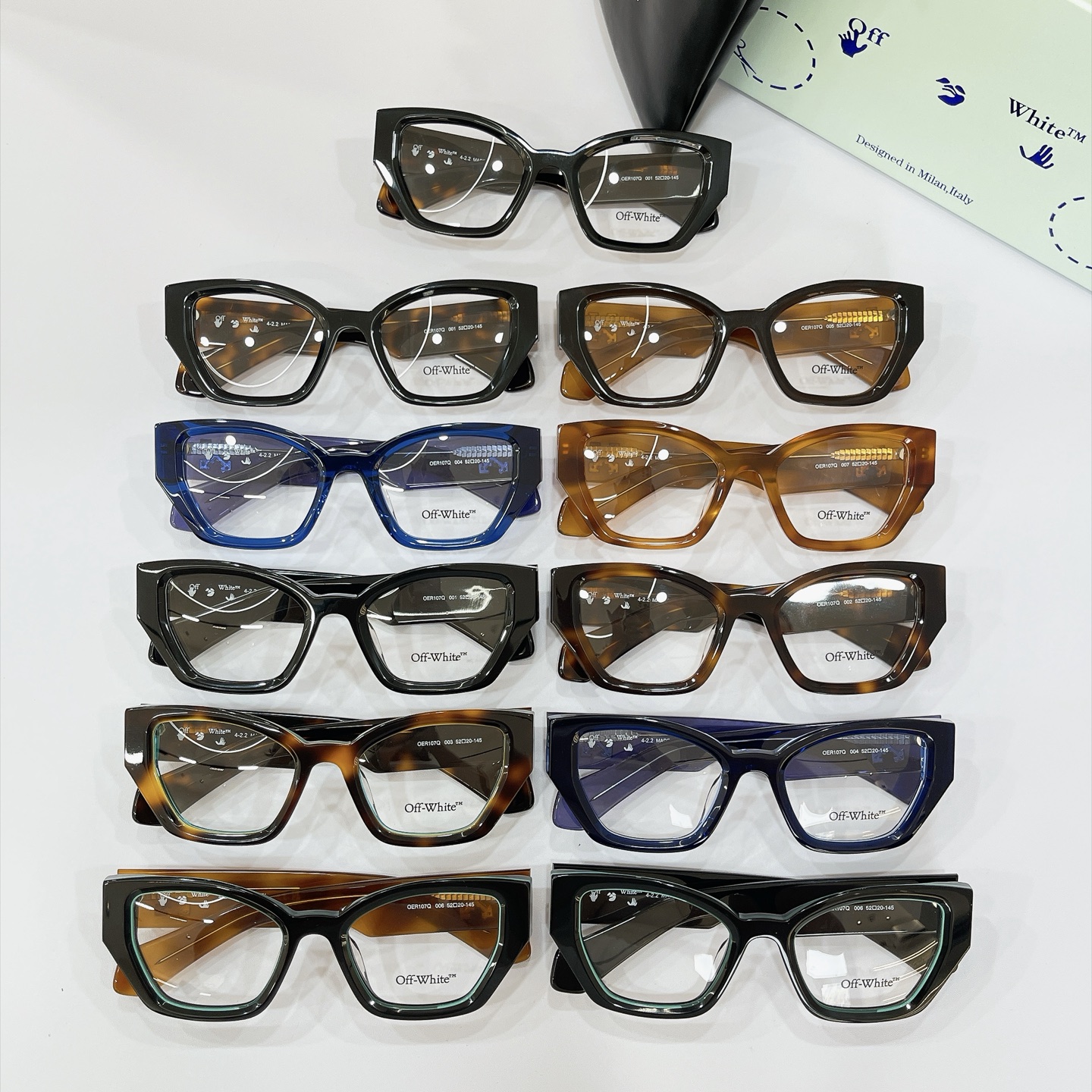 OFF WHITE🍂🍂🍂MODEL:OER107Q🍂🍂🍂SIZE:52口20-145🍂🍂🍂