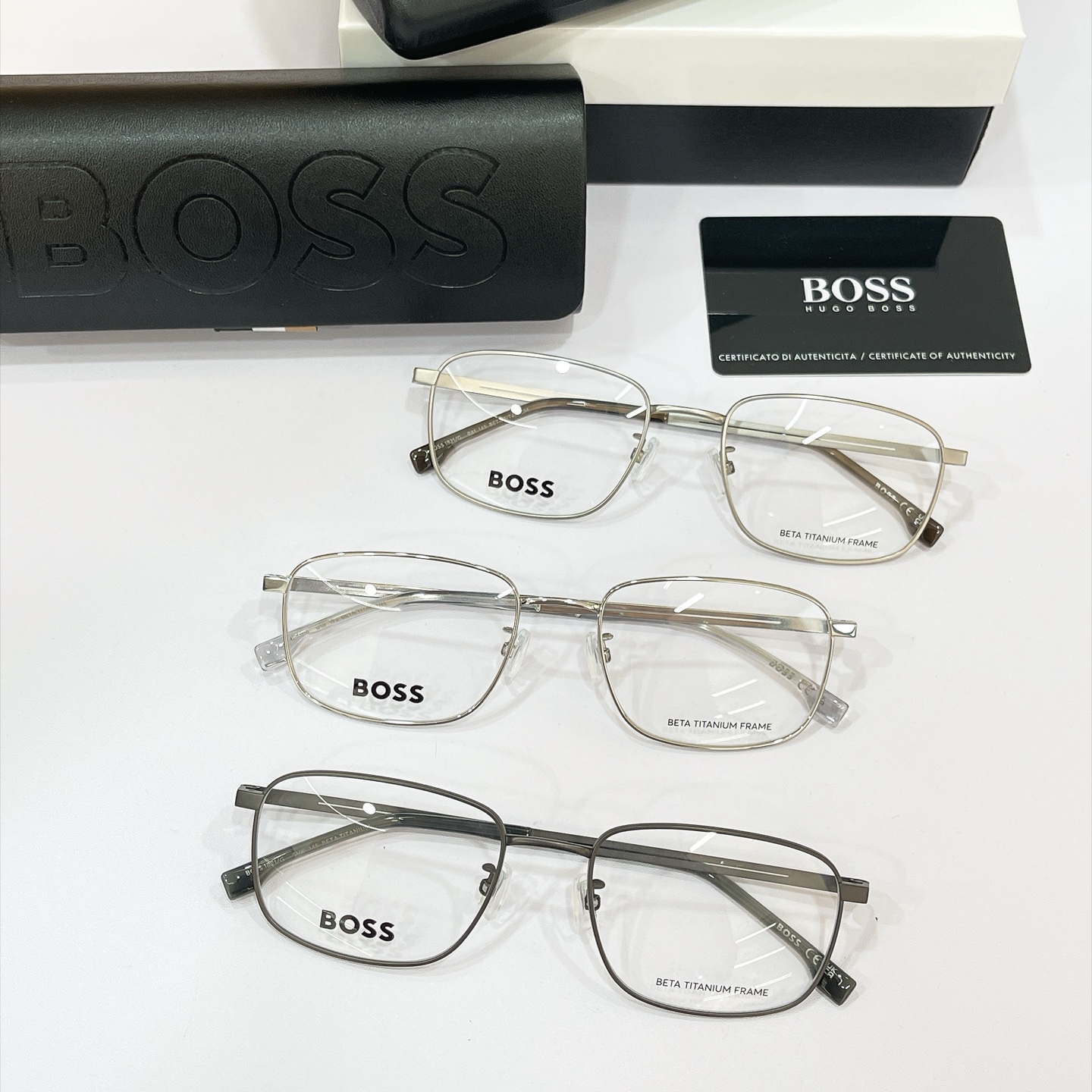 BOSS✨✨✨MODEL: Boss 1821✨✨✨SIZE：54口19-150✨✨✨钛～～原装货品～～
