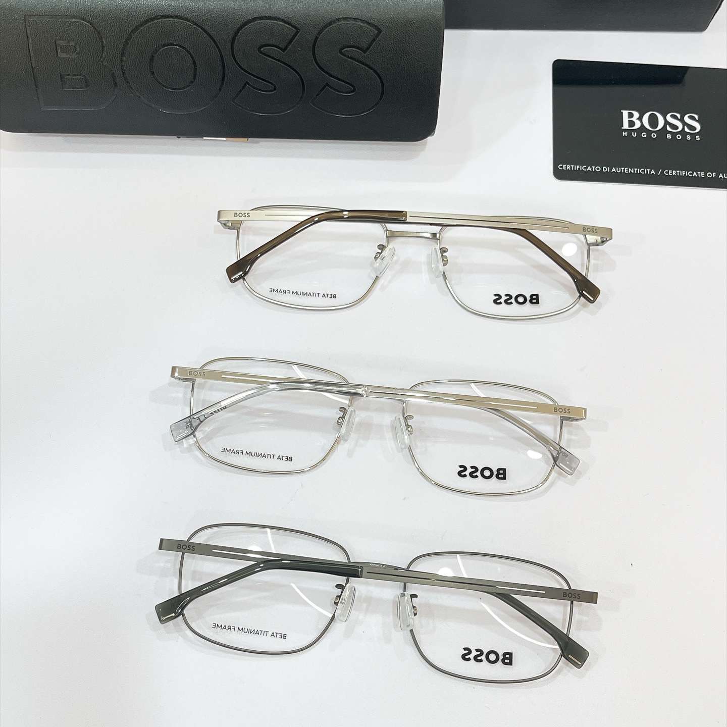 BOSS✨✨✨MODEL: Boss 1821✨✨✨SIZE：54口19-150✨✨✨钛～～原装货品～～