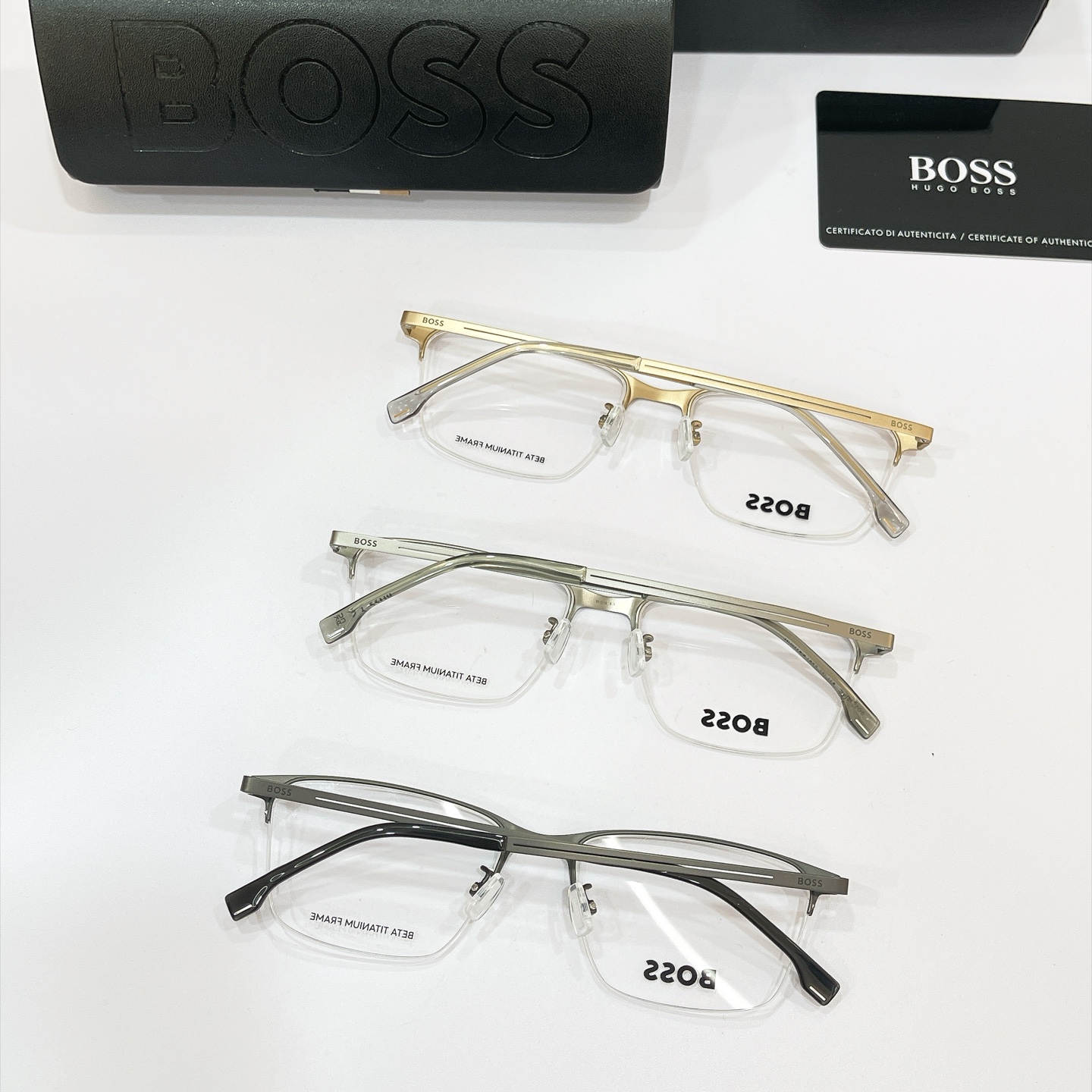 BOSS✨✨✨MODEL: Boss 1819✨✨✨SIZE：55口18-150✨✨✨钛～～原装货品～～