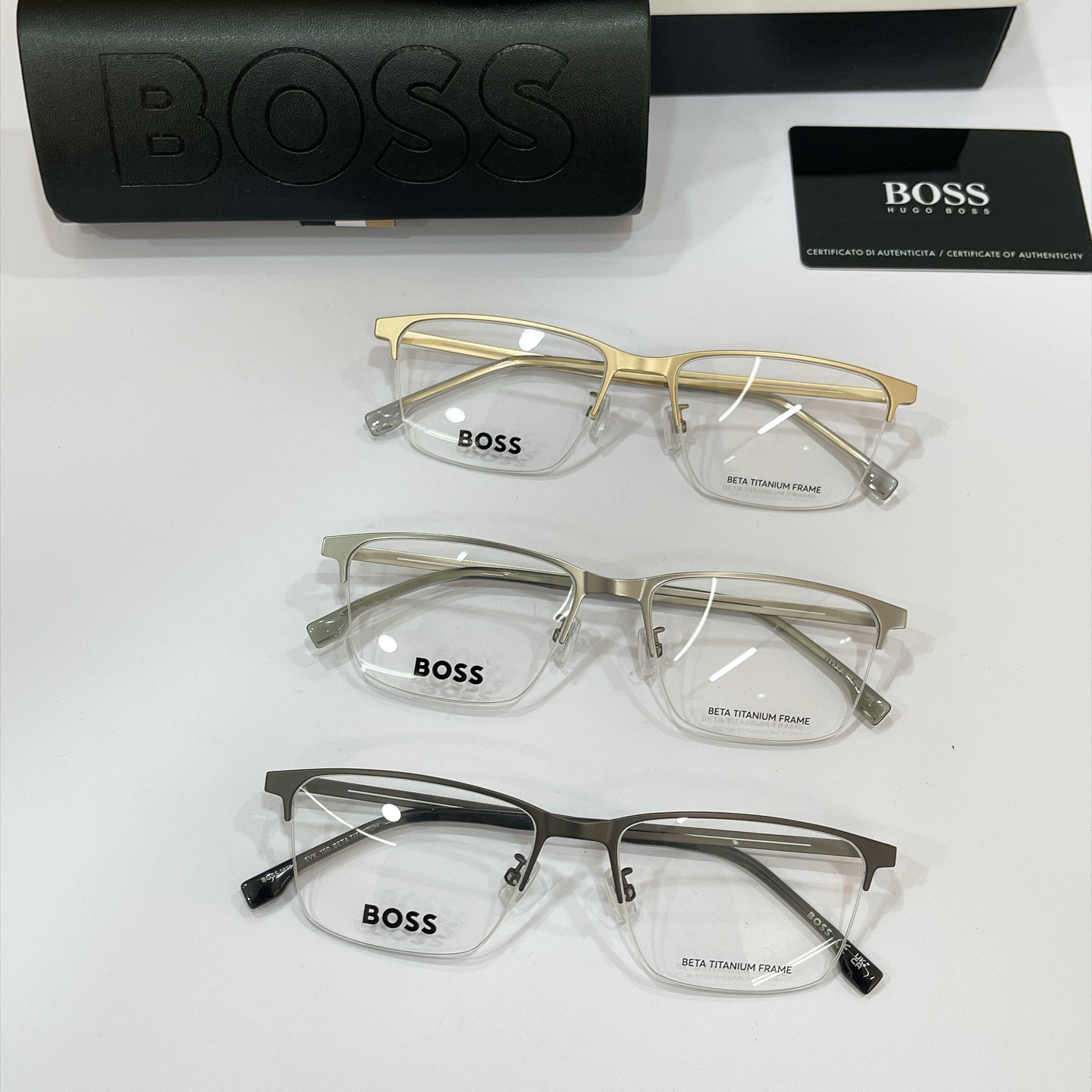 BOSS✨✨✨MODEL: Boss 1819✨✨✨SIZE：55口18-150✨✨✨钛～～原装货品～～