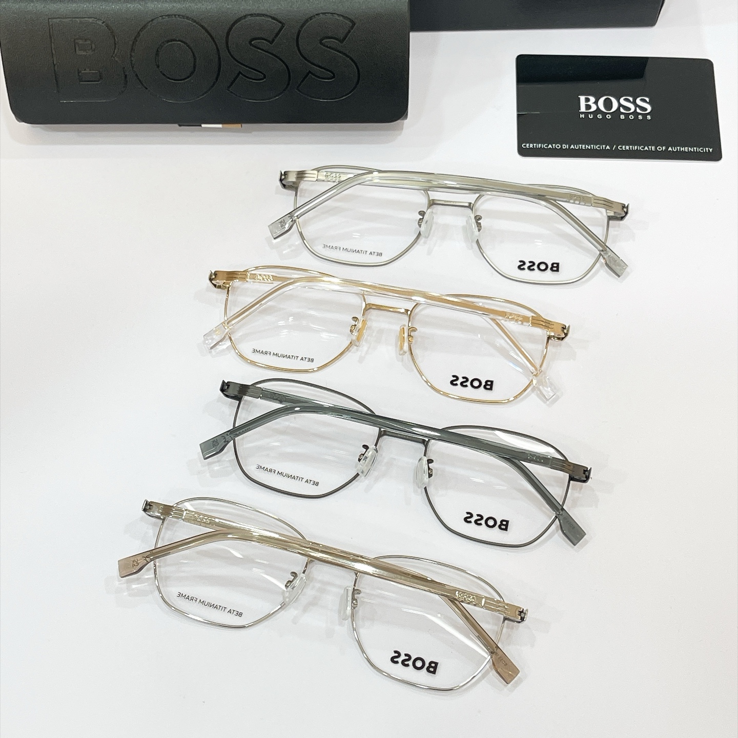 BOSS✨✨✨MODEL: Boss 1816✨✨✨SIZE：54口19-150✨✨✨钛～～原装货品～～