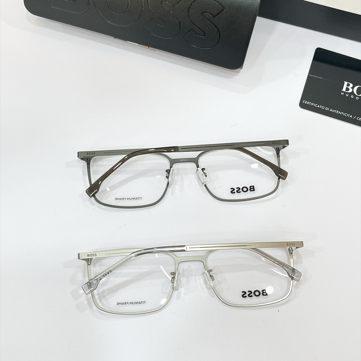 BOSS✨✨✨MODEL: Boss 1823✨✨✨SIZE：55口19-145✨✨✨钛～～原装货品～～