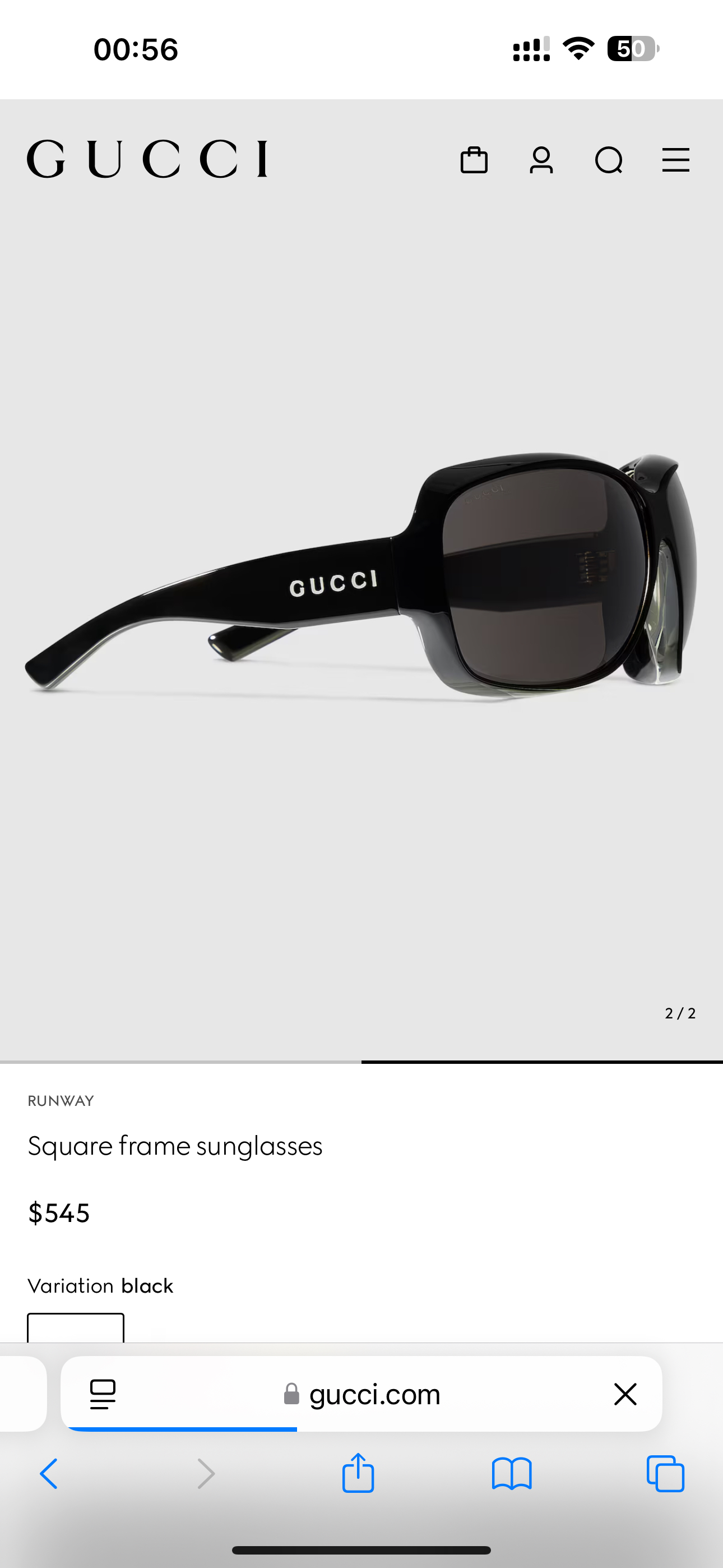 GUCC*🐝🐝🐝MODEL：GG2176S🐝🐝🐝SIZE：54口14-115🐝🐝🐝